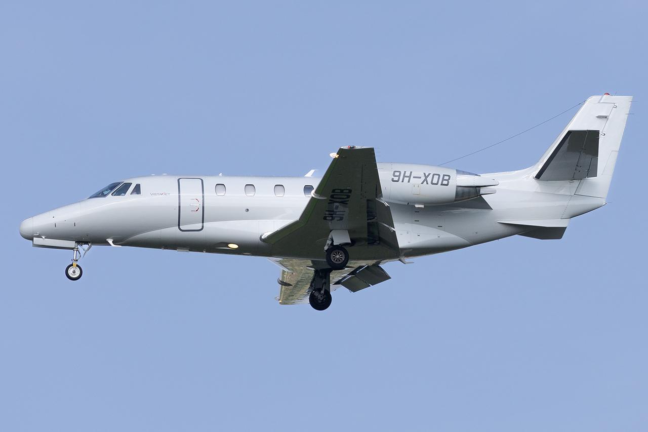 9H-XOB @ LOWW - Untiled Cessna 560 - by Andy Graf