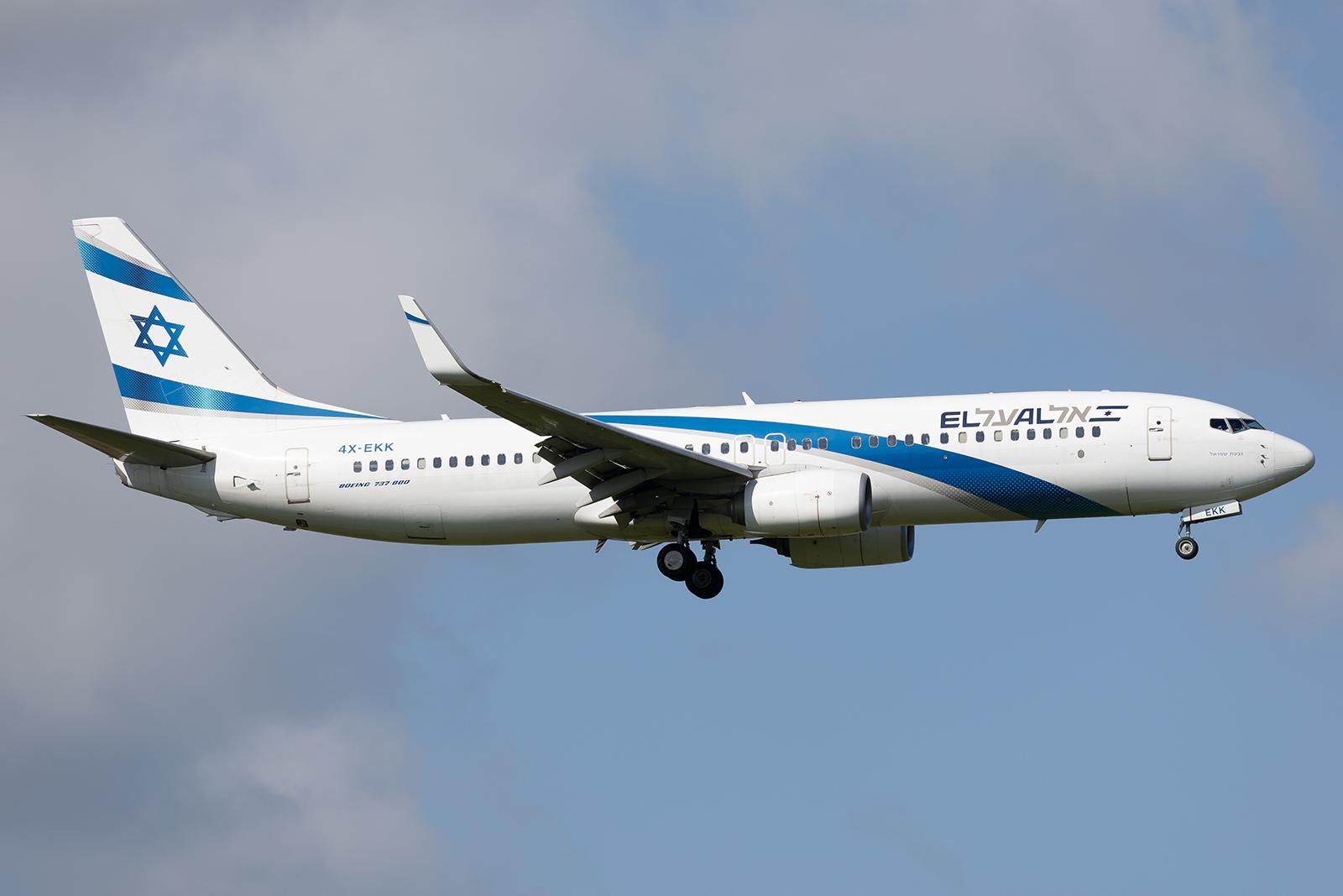 4X-EKK @ LOWW - El Al 737-800 - by Andy Graf