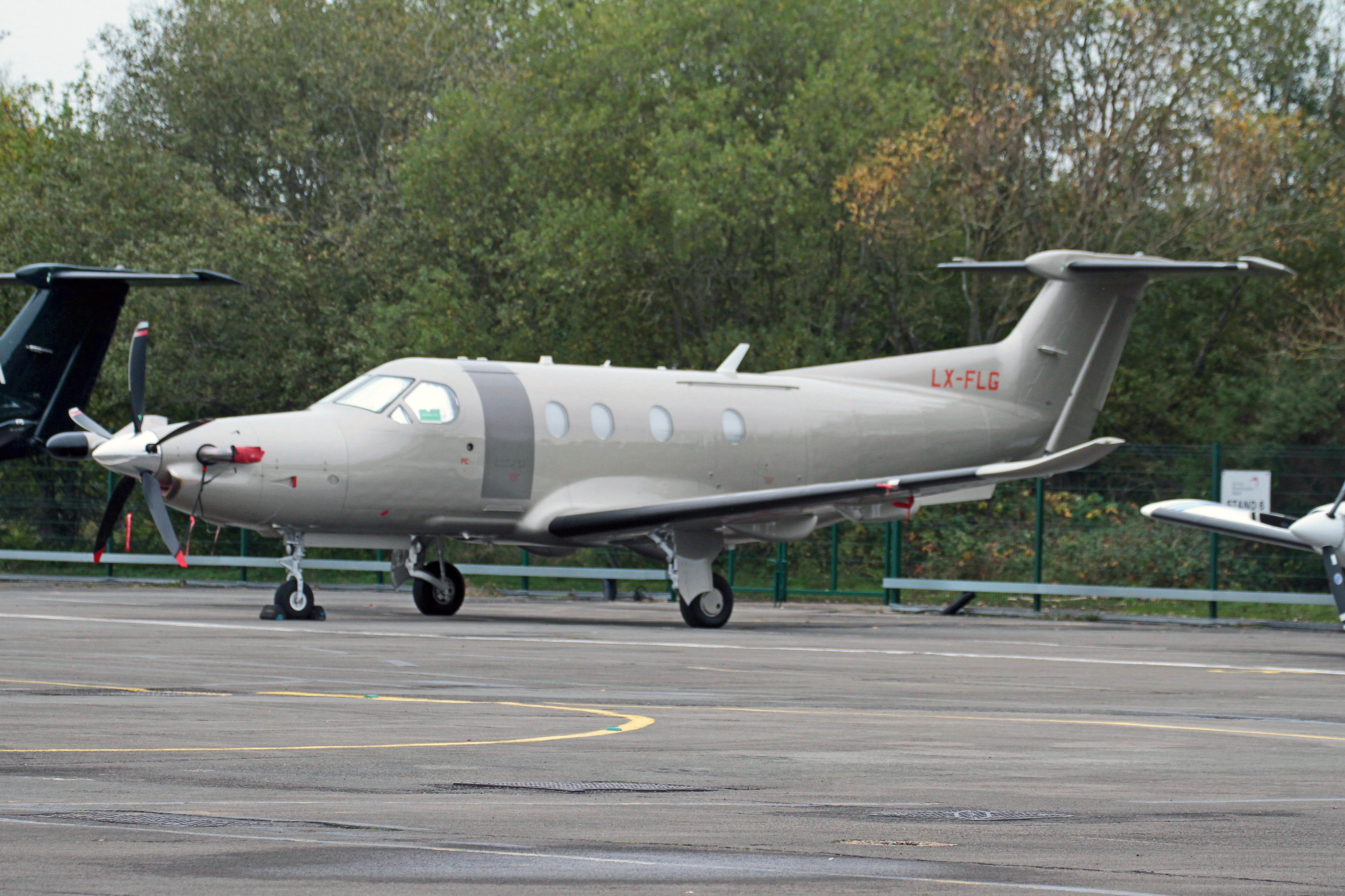 LX-FLG @ EGLK - LX-FLG 2019 Pilatus PC-12 47E Blackbushe  - by PhilR