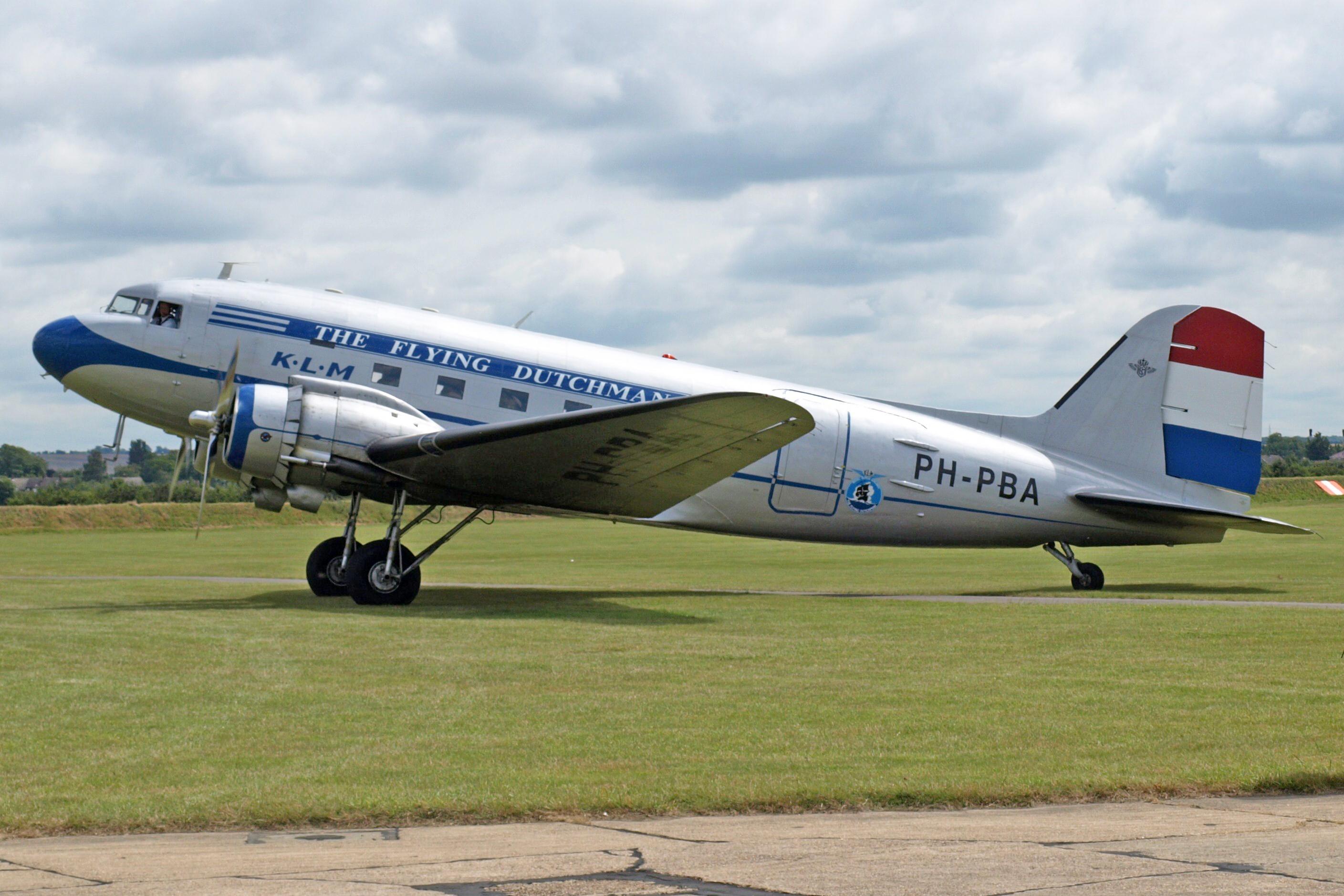 PH-PBA @ EGSU - PH-PBA (42-100971) 1944 Douglas C-47A Dutch Dakota Association Duxford  - by PhilR
