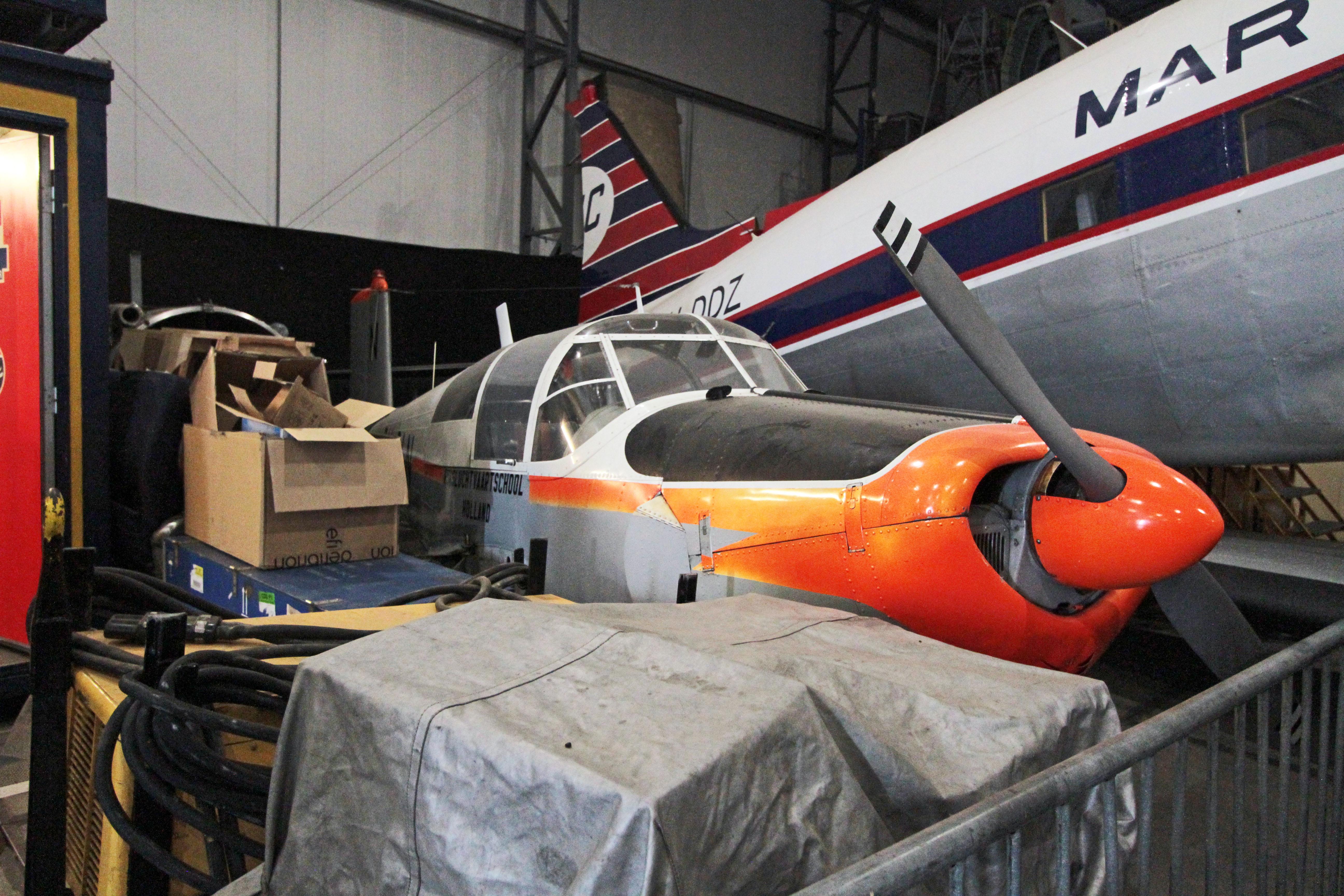 PH-RLN @ EHLE - PH-RLN Saab 91D Safir Aviodrome Lelystad - by PhilR