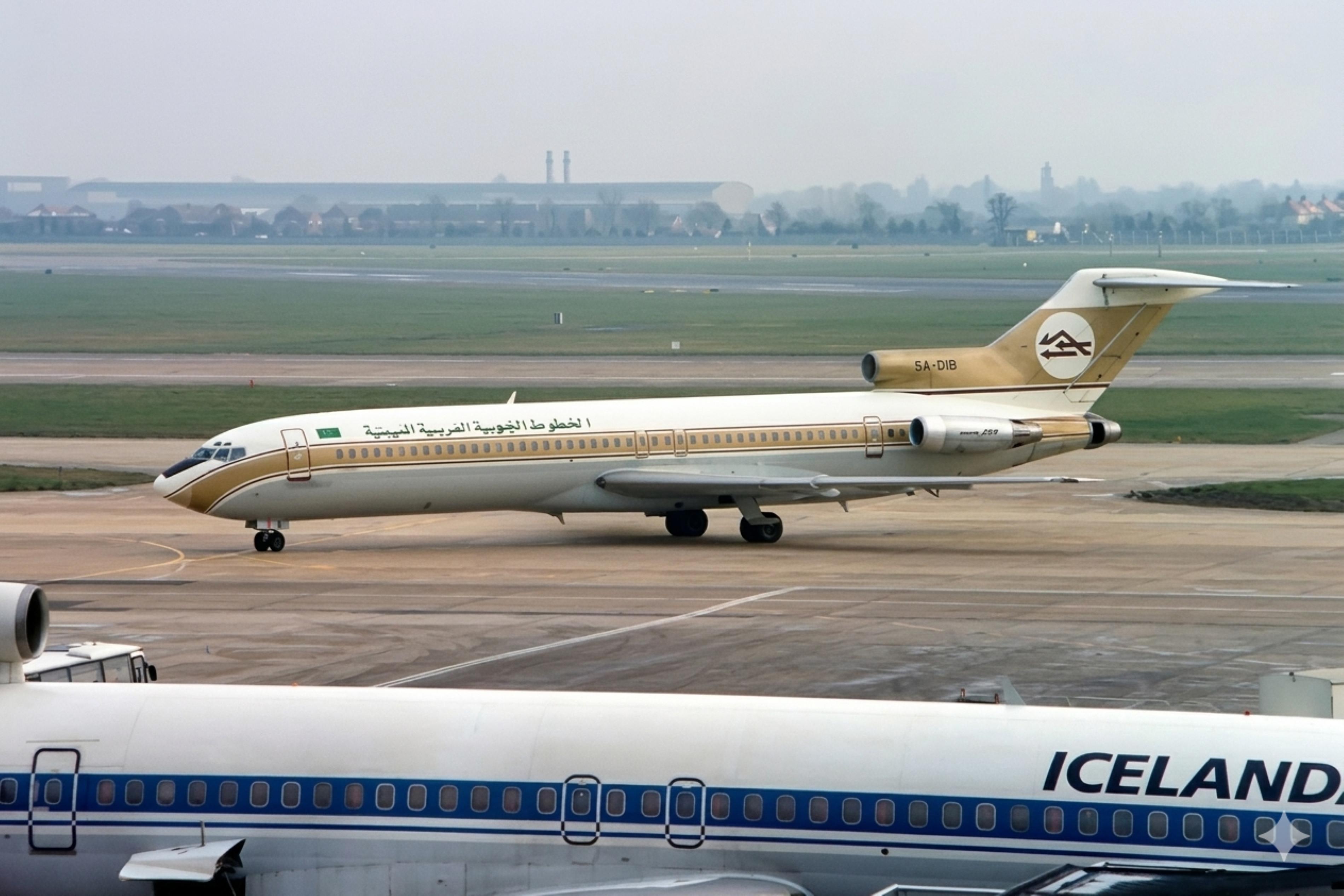 5A-DIB @ EGLL - 5A-DIB 1975 B727-200 Libyan Arab Airlines LHR  - by PhilR
