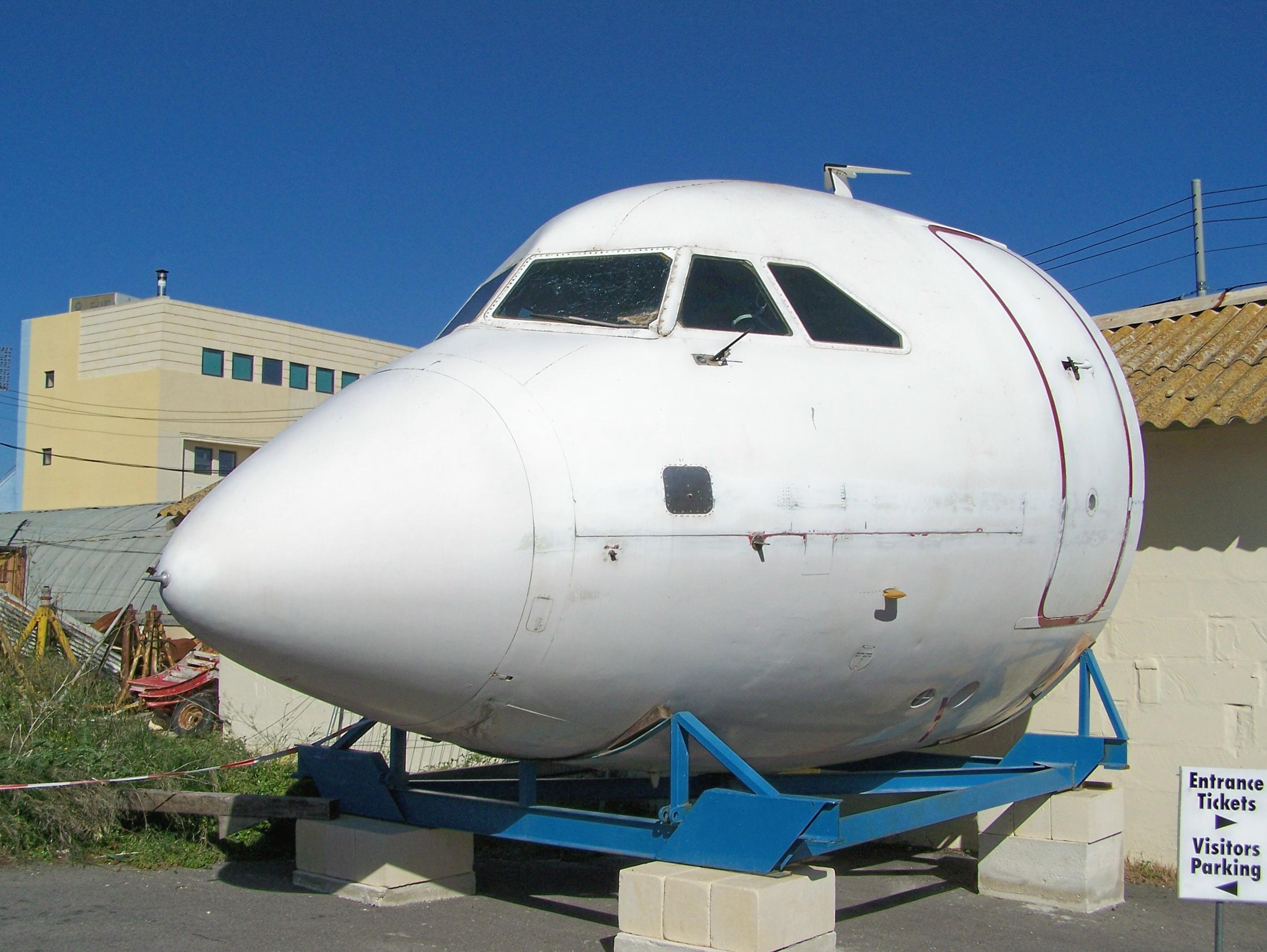 5N-BBP @ TA'QALI - 5N-BBP BAC 1-11 cockpit Ta'Qali Malta  - by PhilR