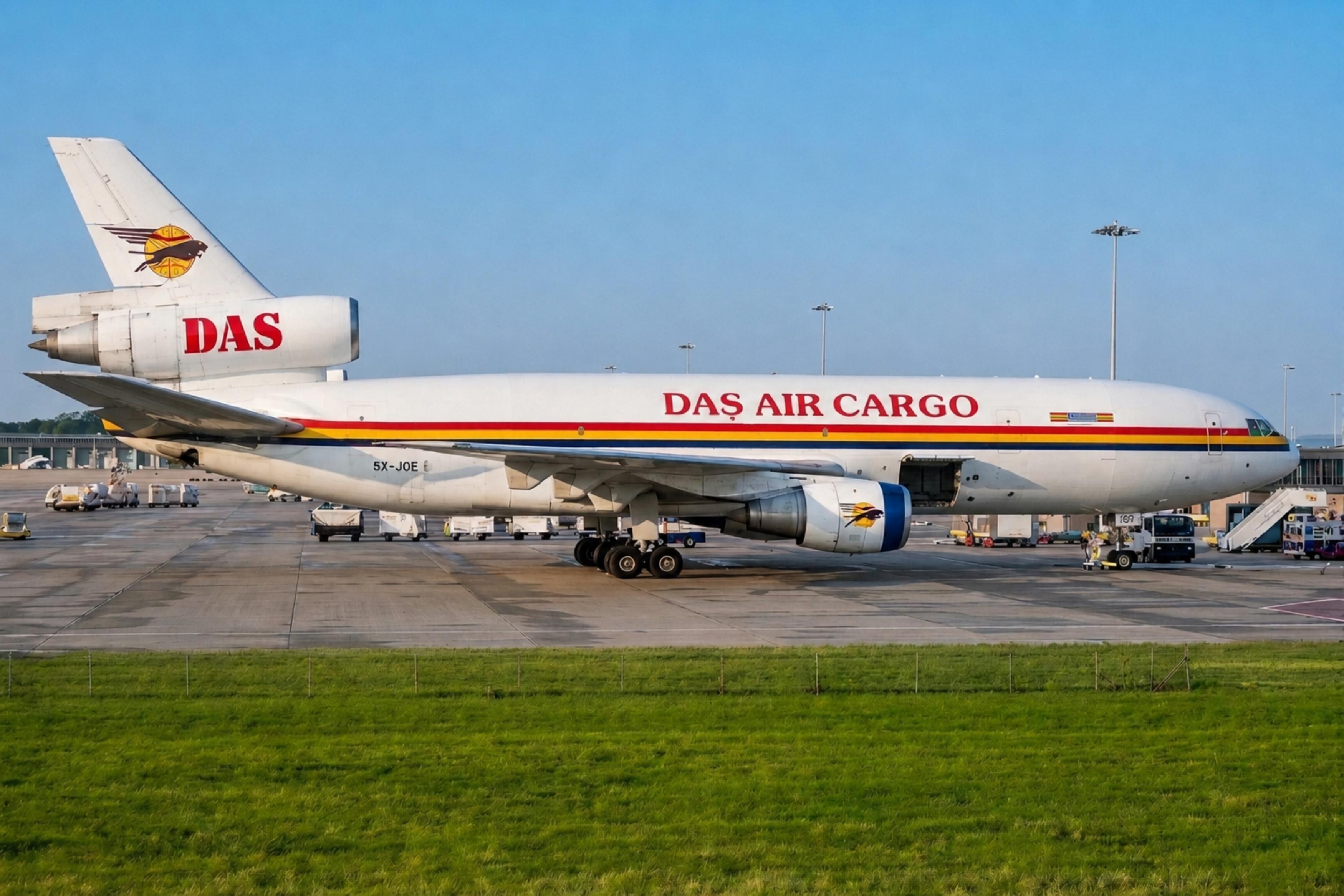 5X-JOE @ EGKK - 5X-JOE 1973 DC10-30F DAS LGW  - by PhilR