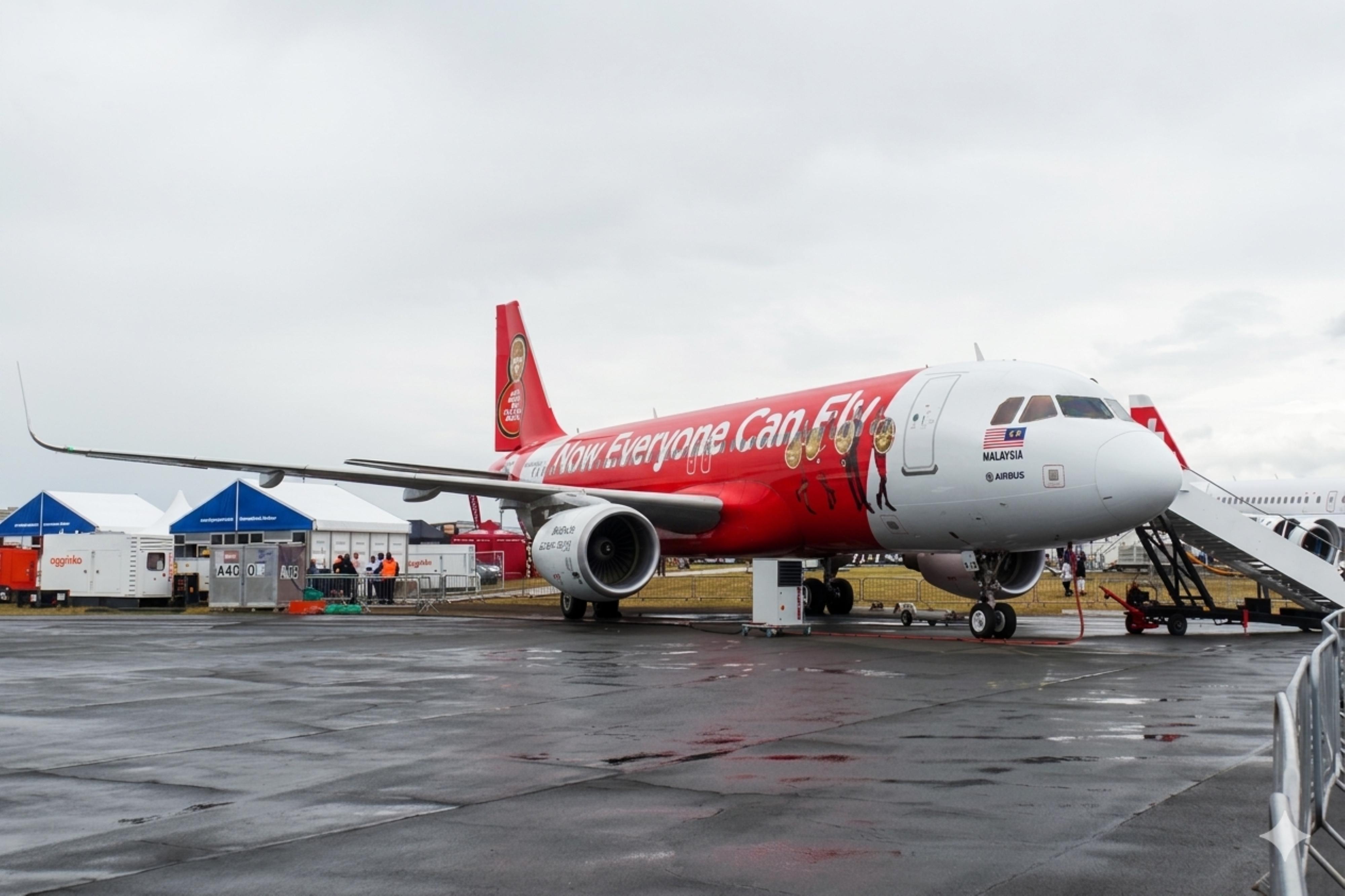 9M-AJA @ EGLF - 9M-AJA 2016 Airbus A320 Air Asia FIA 
 - by PhilR