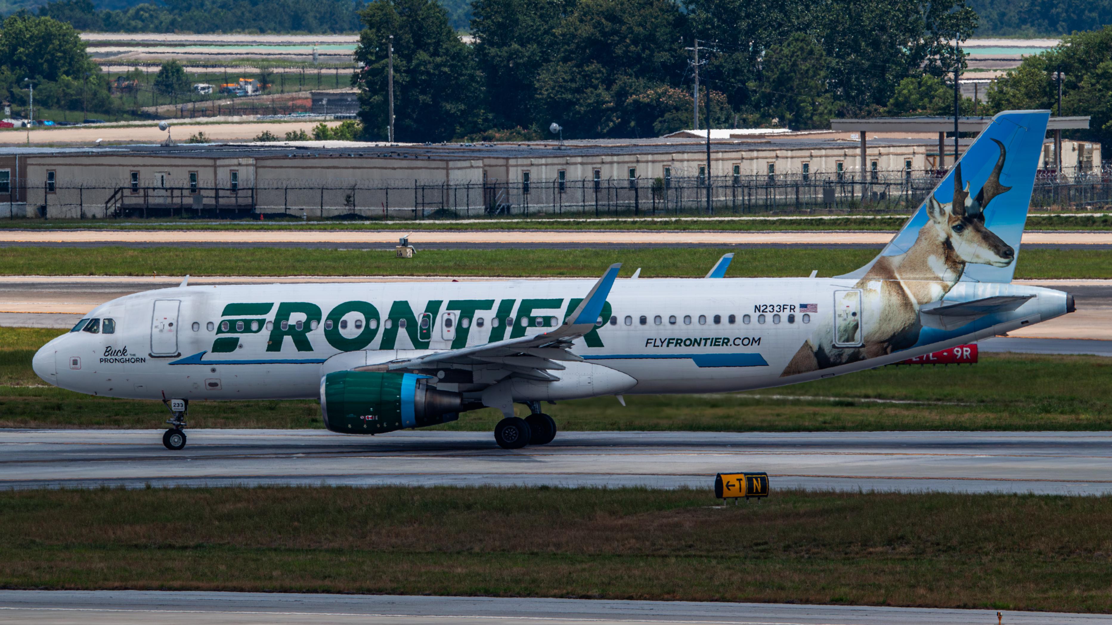 N233FR @ KATL - Frontier Buck the Pronghorn A320 - by AviationLover50