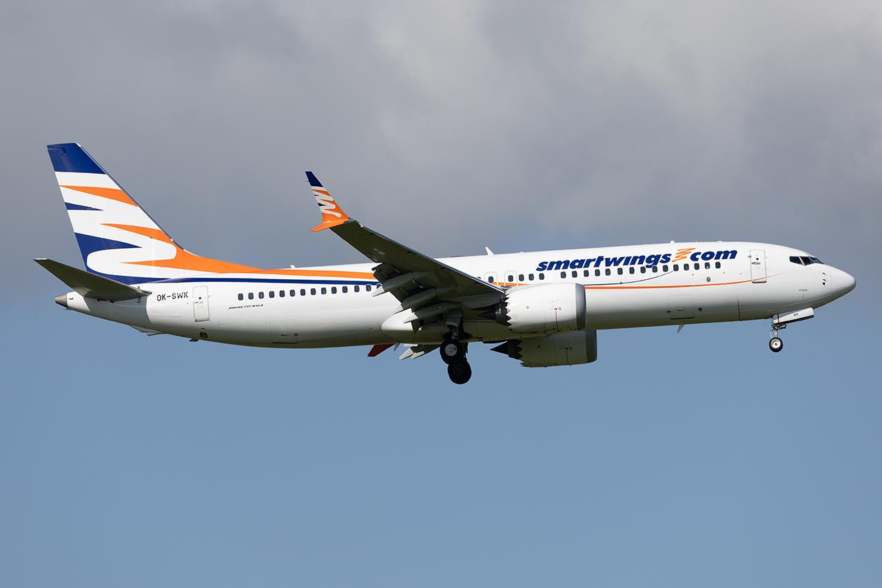 OK-SWK @ LOWW - Smartwings 737-8 Max - by Andy Graf