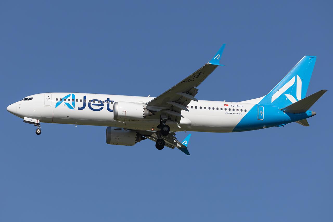 TC-OHU @ LOWW - Ajet 737-8 Max - by Andy Graf