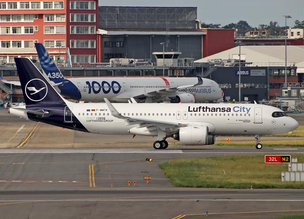 F-WWTK @ LFBO - C/n 12656 - To be D-AIJR - by Shunn311