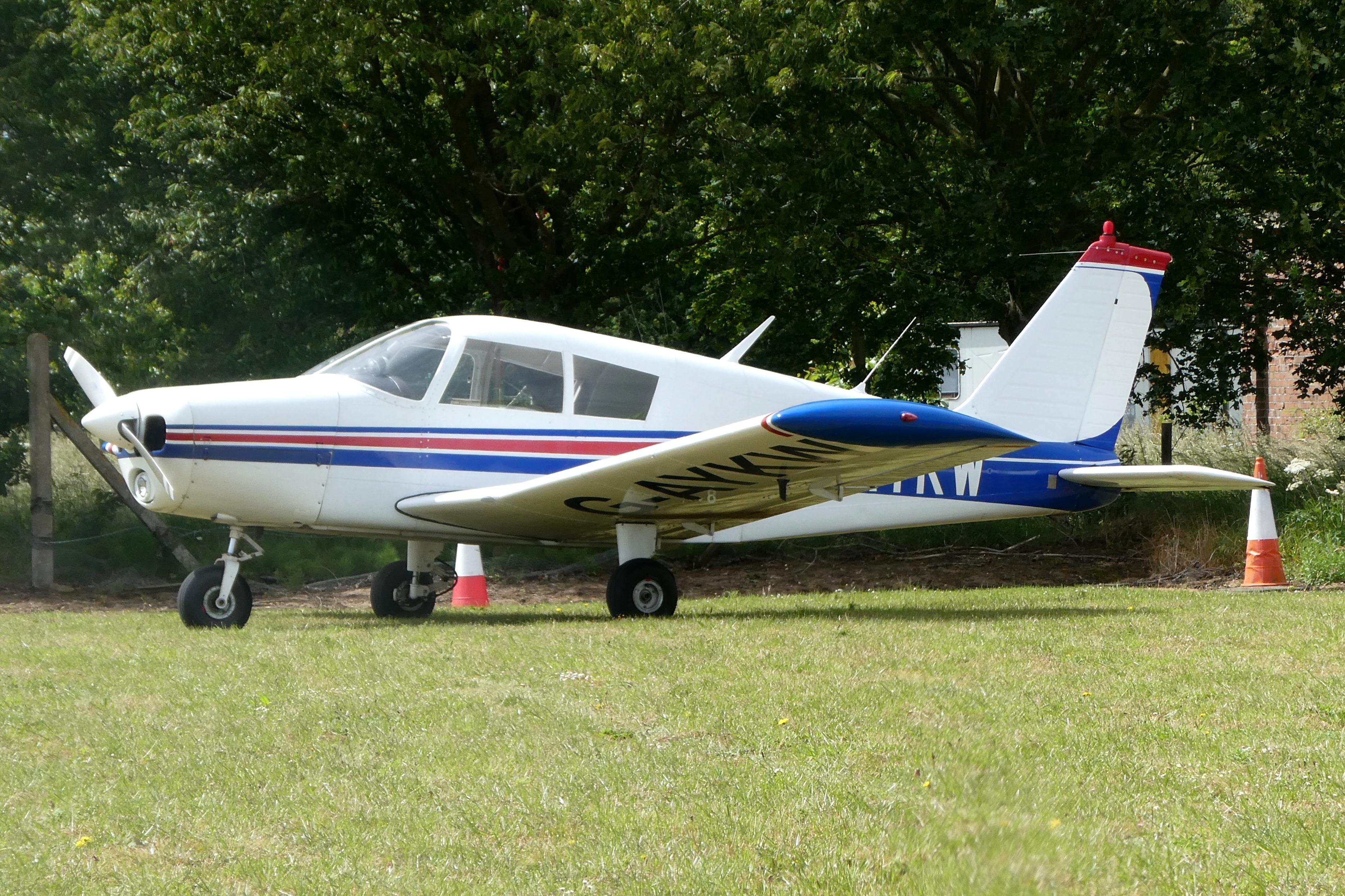 G-AYKW @ EGCS - Parked at Sturgate. - by Graham Reeve