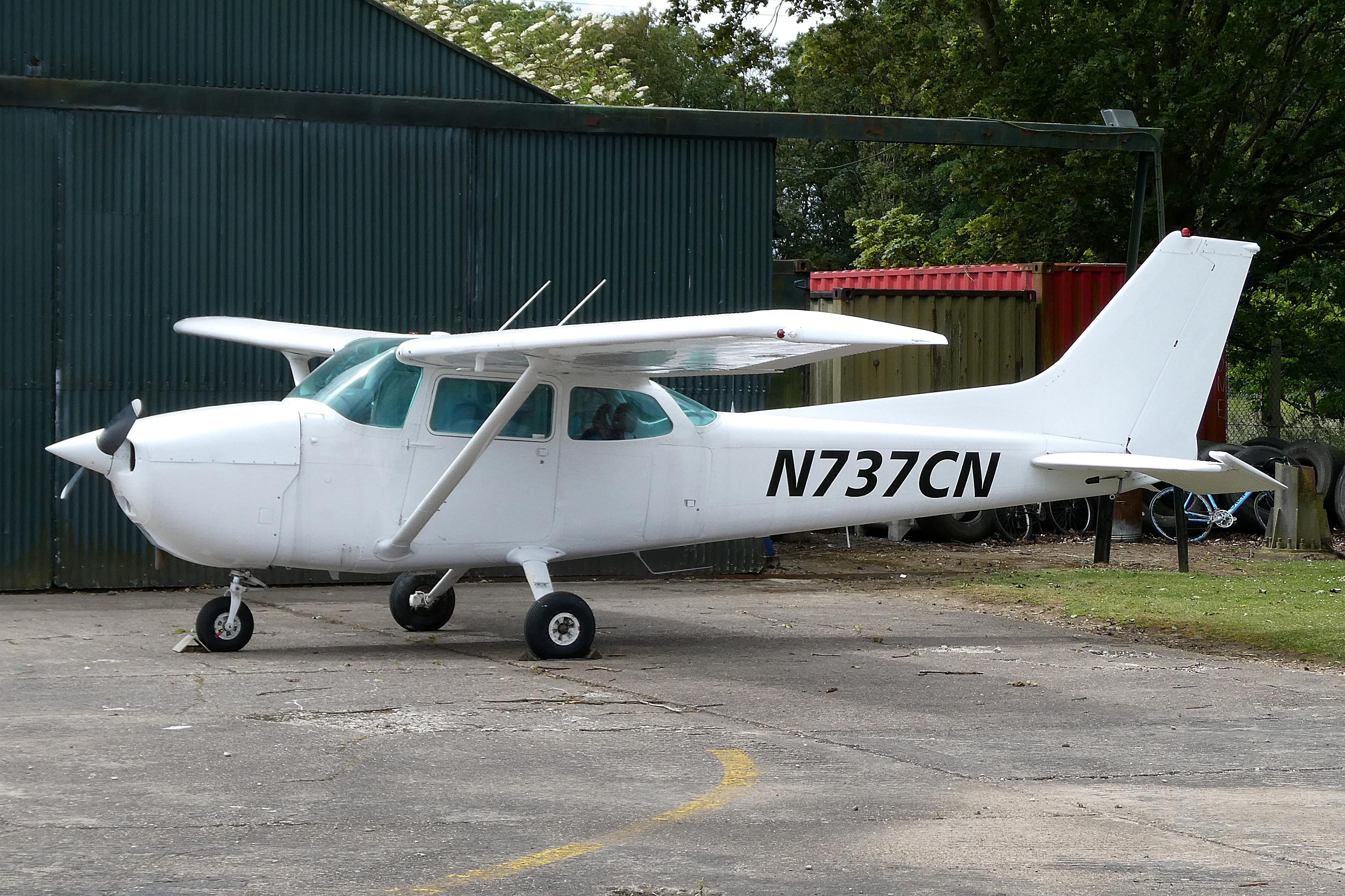 N737CN @ EGCS - Parked at Sturgate. - by Graham Reeve