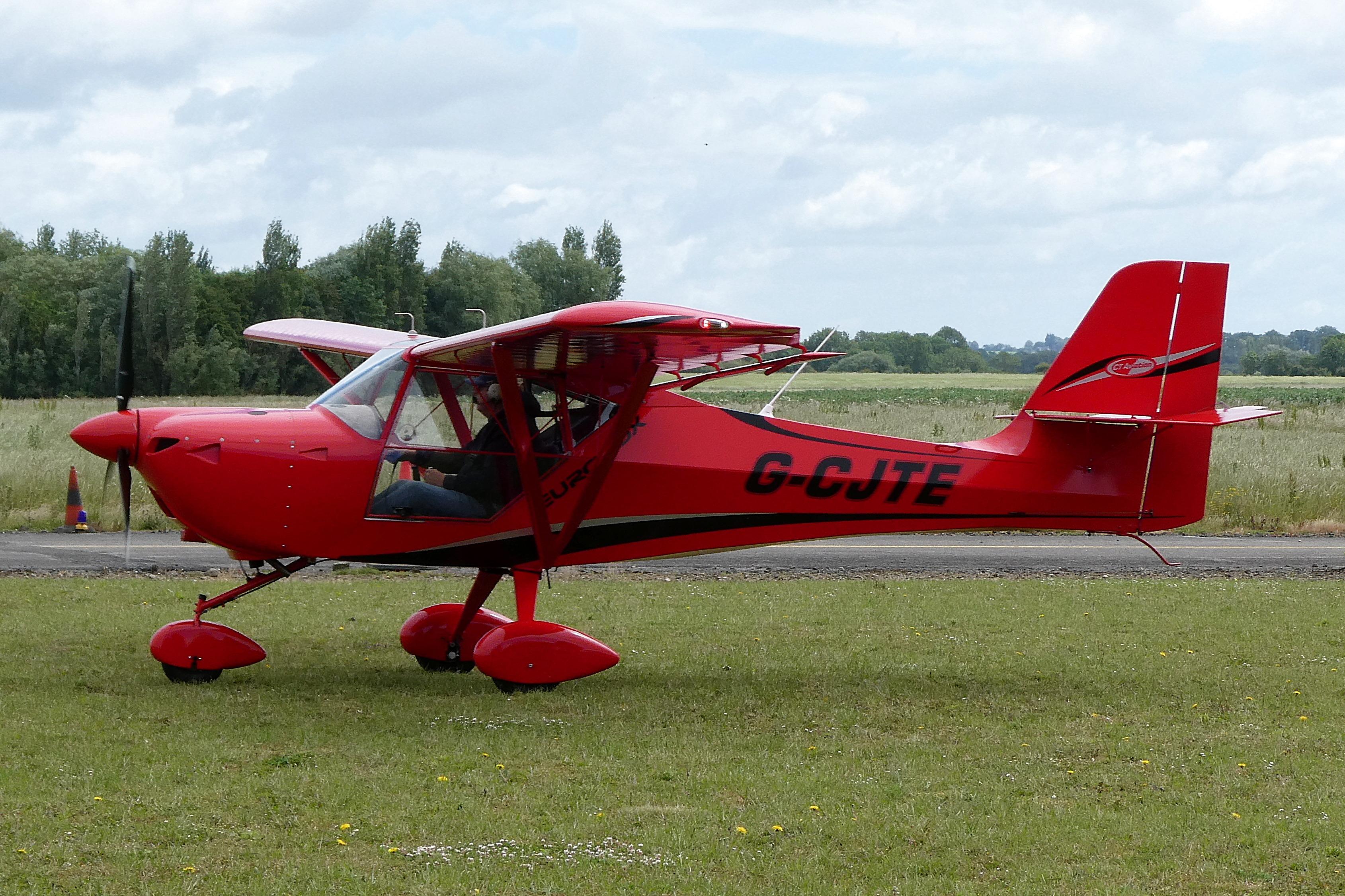 G-CJTE @ EGCS - About to depart from Sturgate. - by Graham Reeve