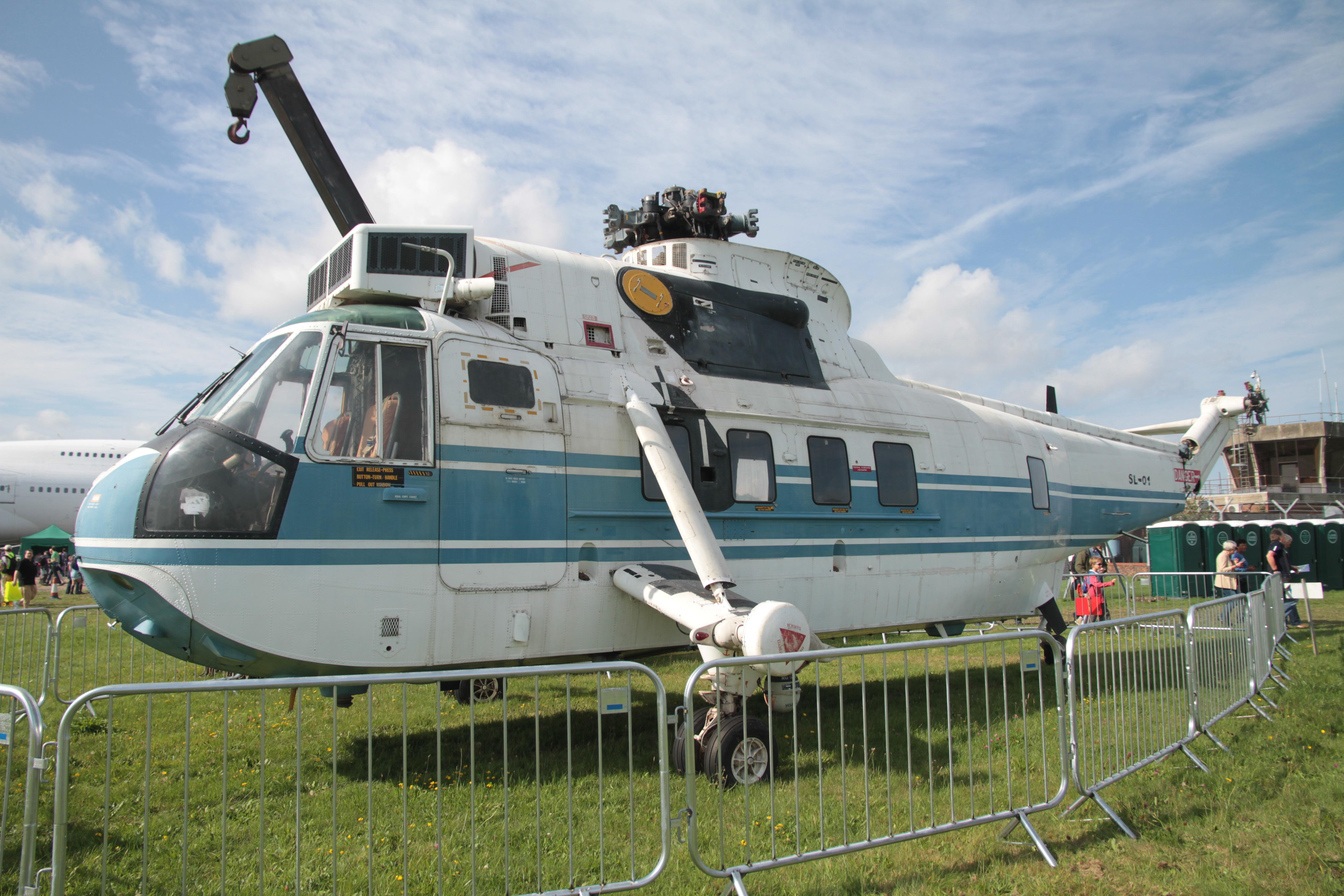 SL-01 @ EGTD - SL-01 1975 Westland WS61 Sea King-Commando Sierra Leone AF Wings & Wheels Dunsfold  - by PhilR