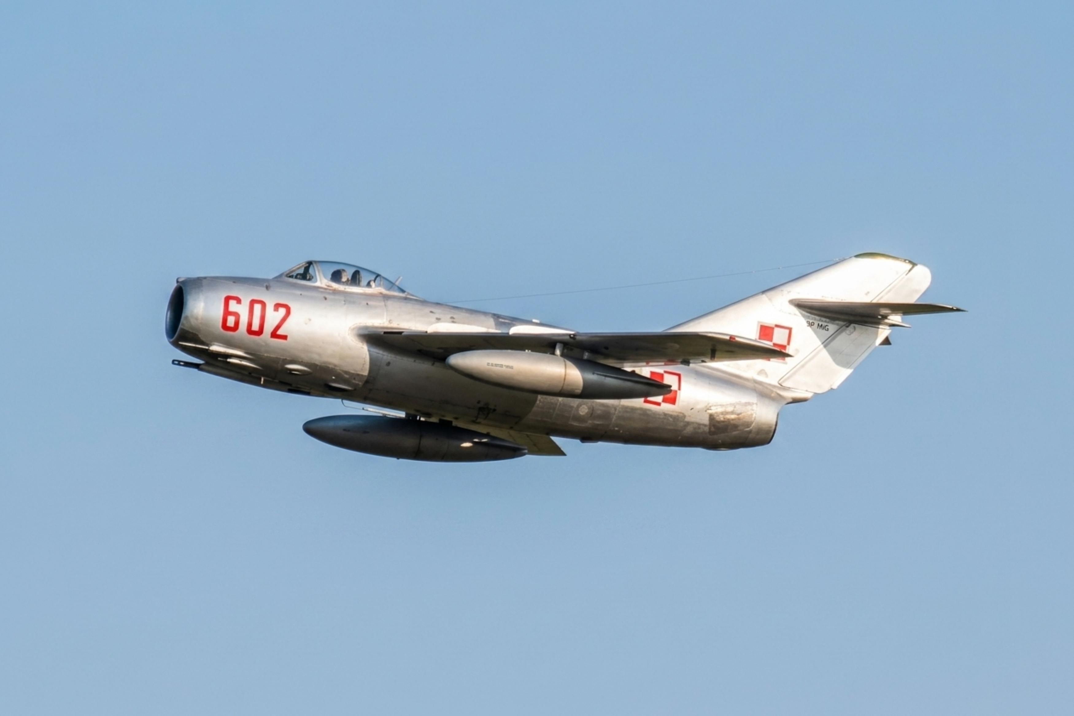 SP-MIG @ LFPM - 602 (SP-MIG) PZL-Mielec Lim-2 (MiG-15bis) Air Legend Melun-Villaroche  - by PhilR