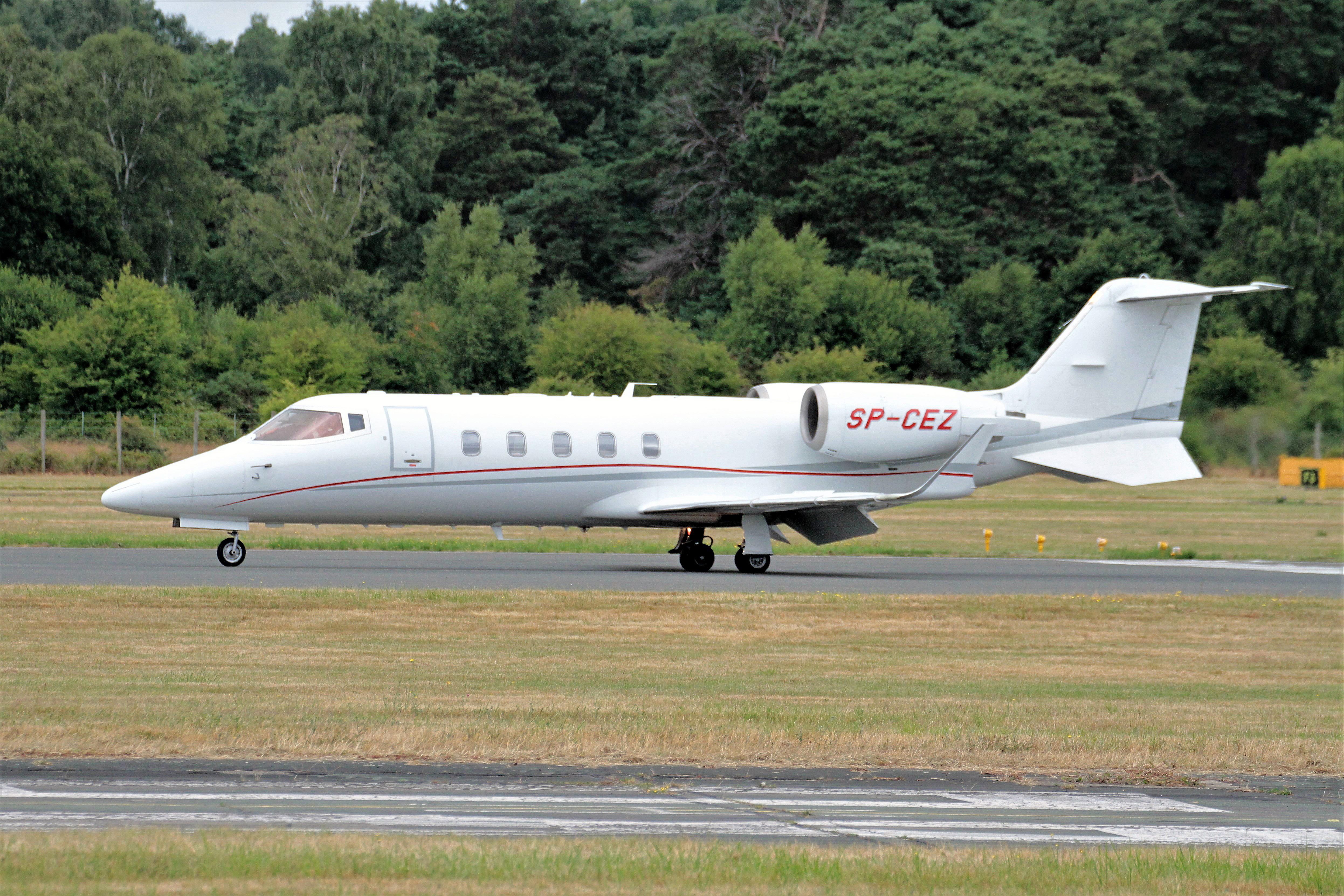 SP-CEZ @ EGLF - SP-CEZ 20098 Learjet 60XR Farnborough 
 - by PhilR