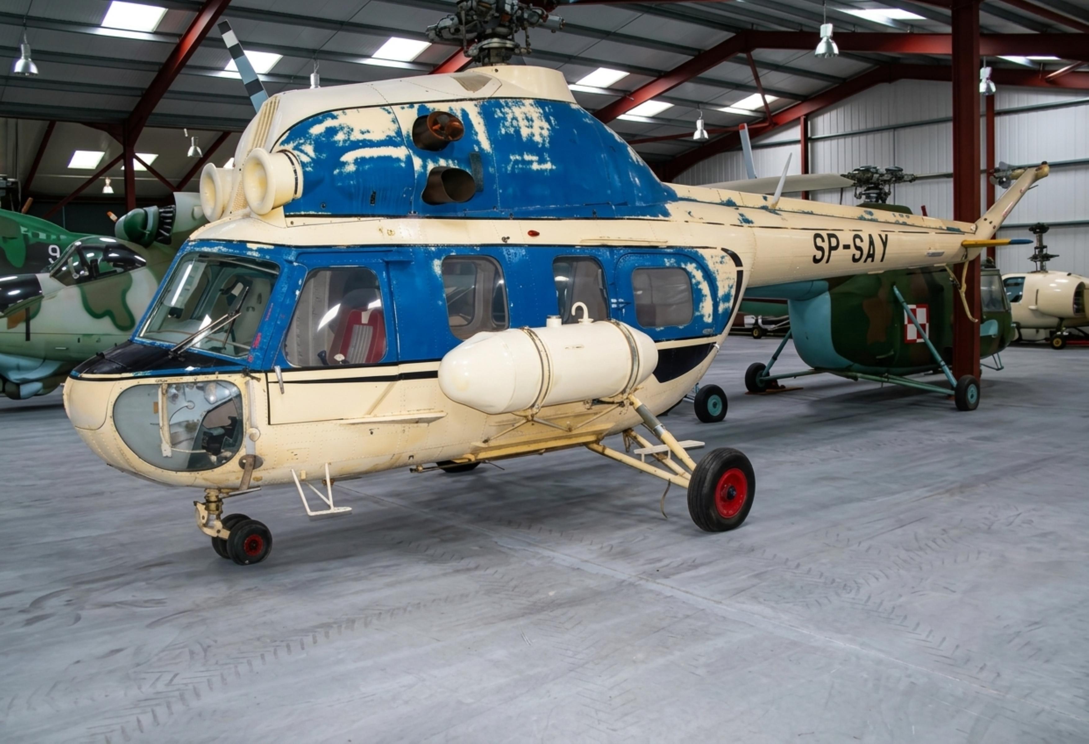 SP-SAY @ EGFL - SP-SAY 1985 PZL-Swidnik Mi-2 IHM Weston - by PhilR