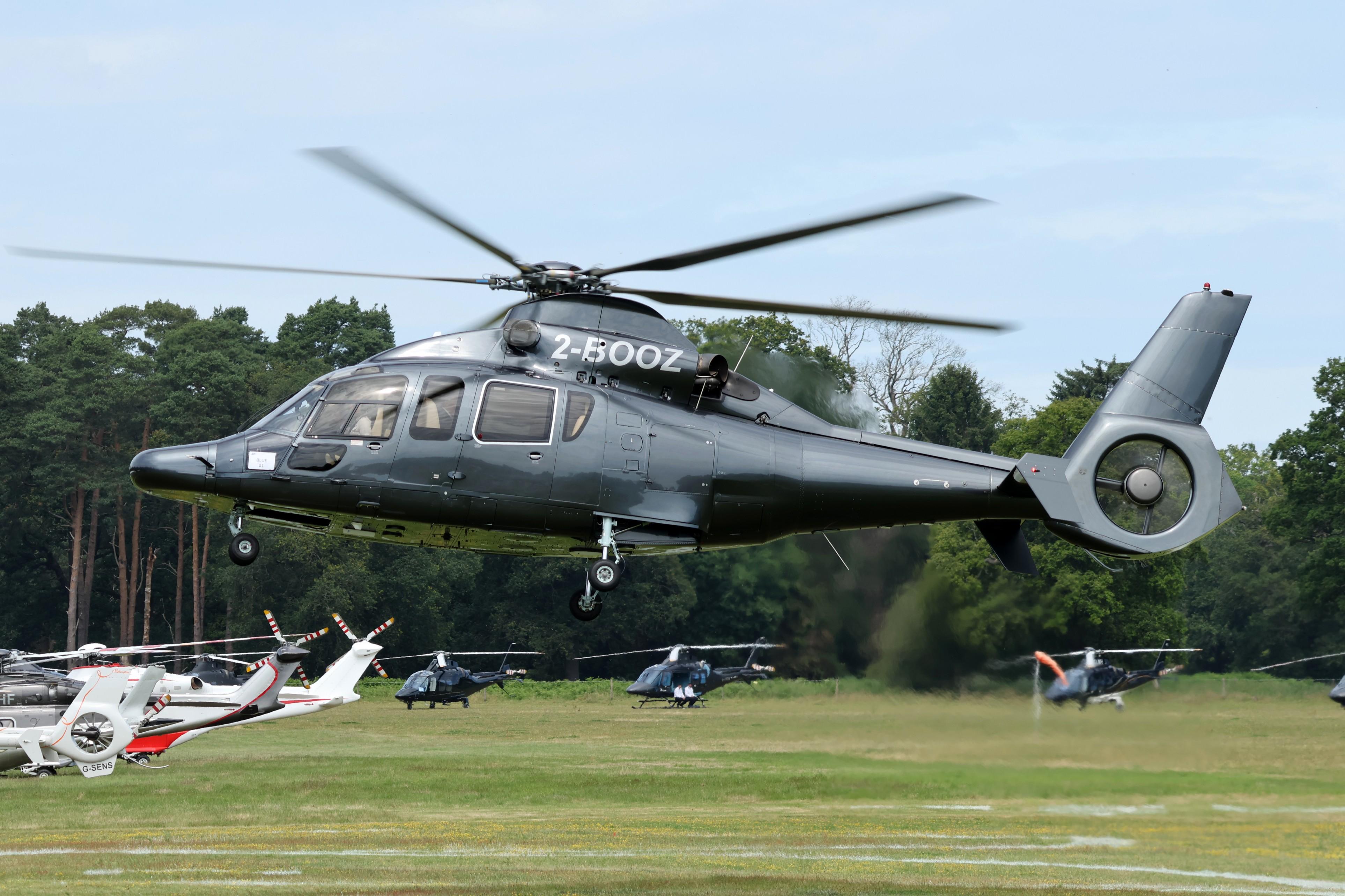 2-BOOZ @ ASCOT - 2-BOOZ 2007 Eurocopter EC155 B1 Ascot Heliport 
 - by PhilR