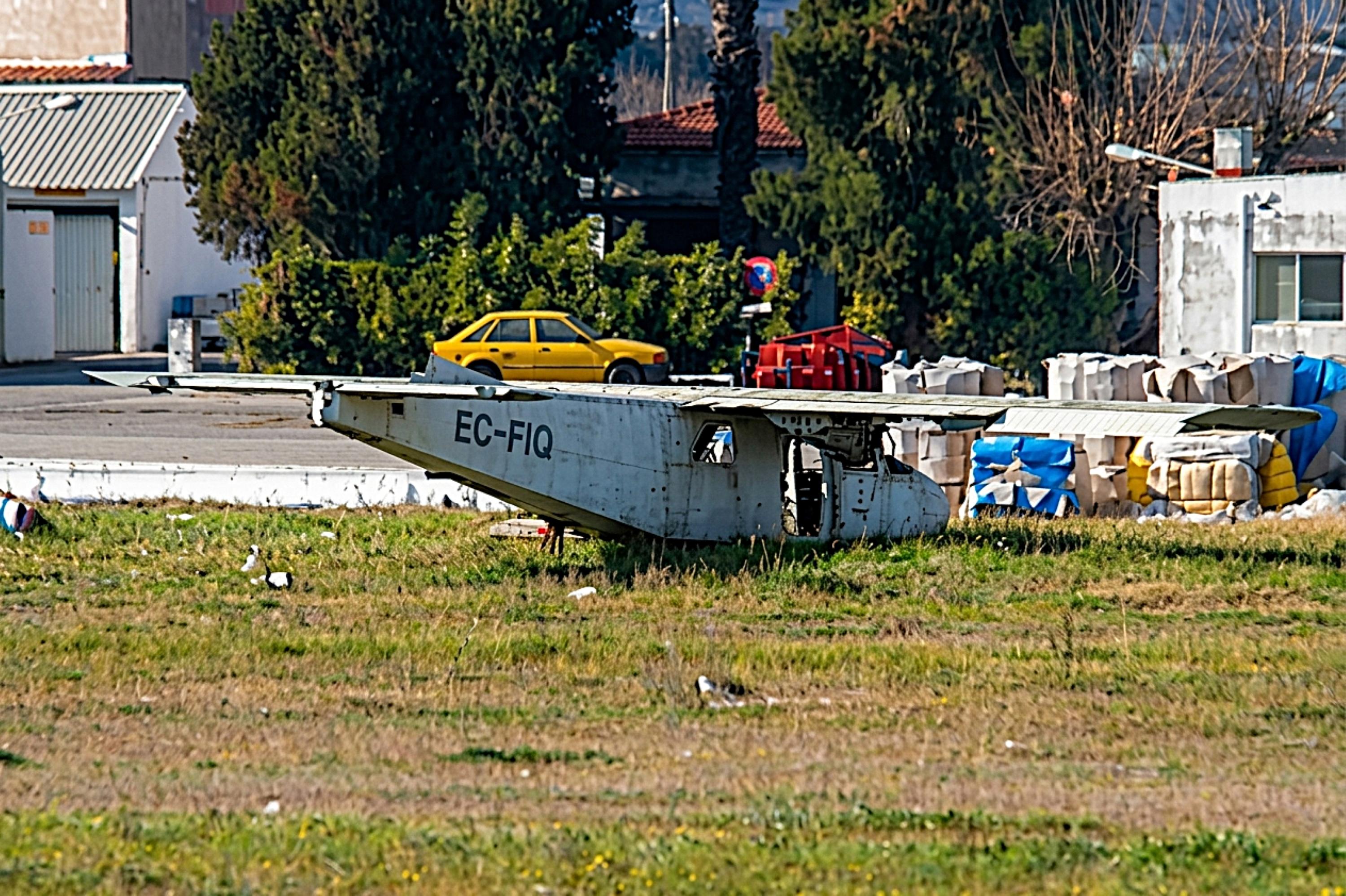 EC-FIQ @ LEBL - EC-FIQ 1970 BN2 Islander remains BCN  - by PhilR