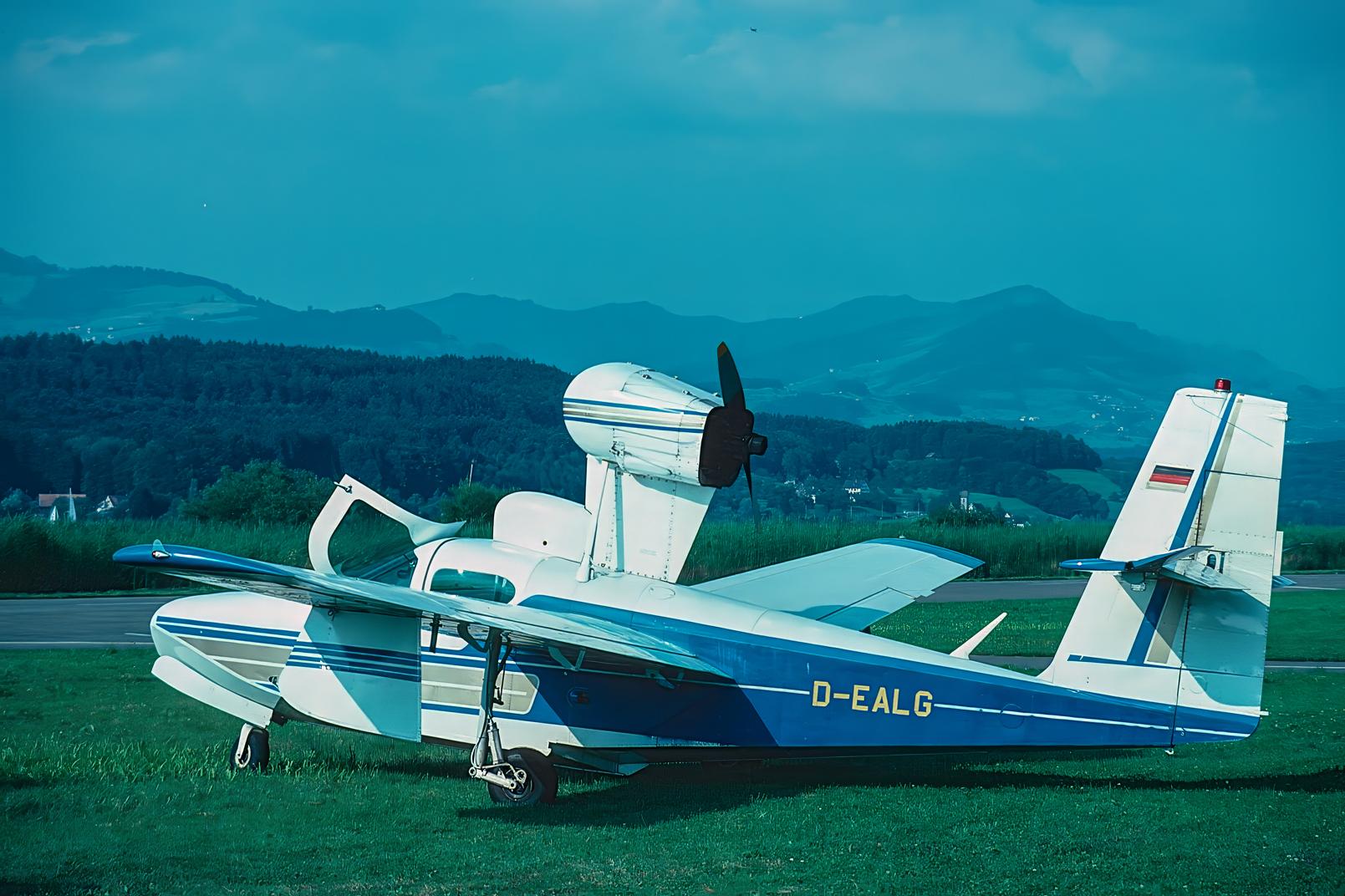 D-EALG @ LSPV - Parked at Wangen-Lachen airfield. Scanned from a slide. - by sparrow9