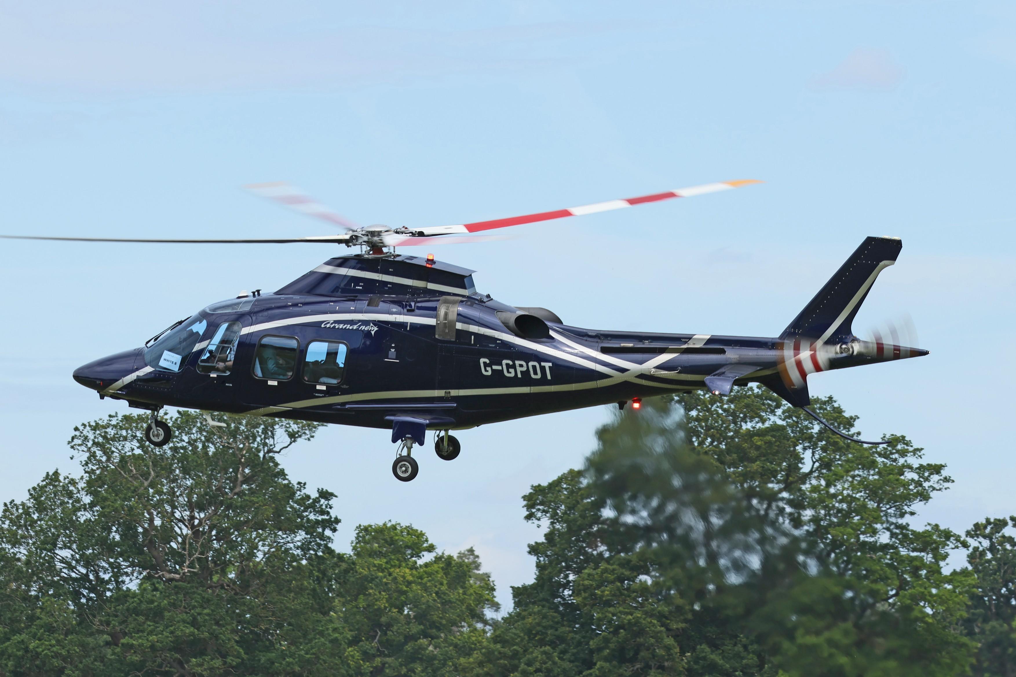 G-GPOT @ ASCOT - G-GPOT 2012 Agusta Westland AW109SP Grand New Ascot Heliport - by PhilR