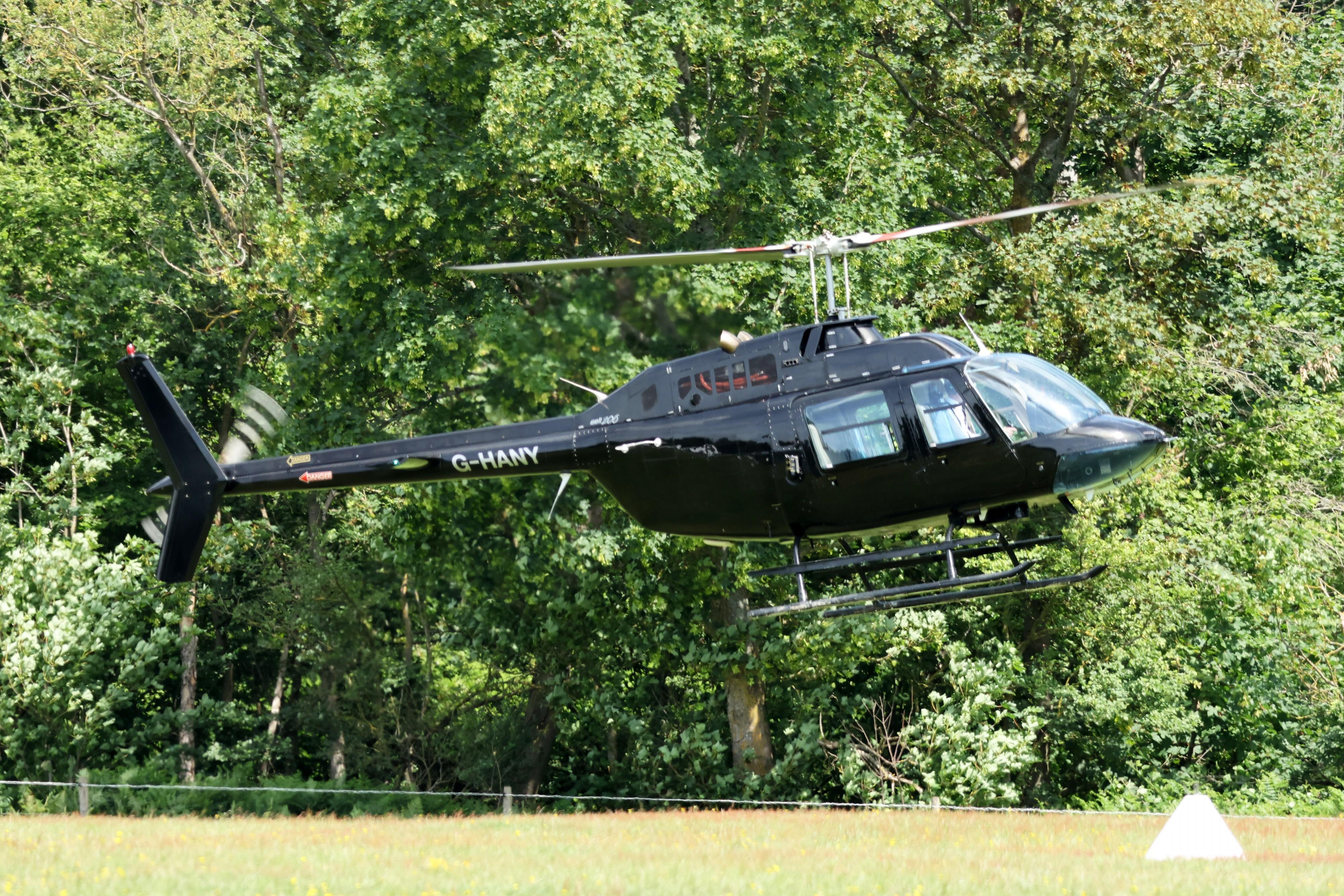 G-HANY @ ASCOT - G-HANY 1980 Agusta AB206B Jet Ranger lll Ascot Heliport  - by PhilR