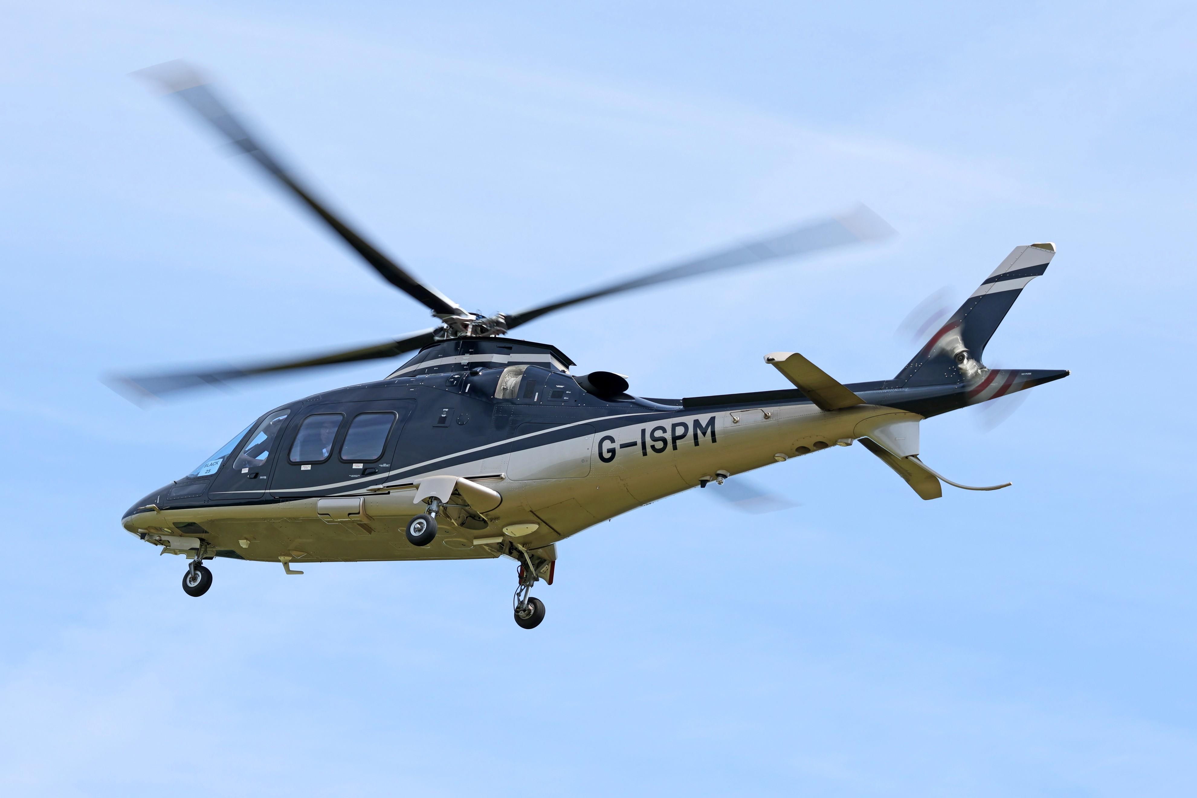 G-ISPM @ ASCOT - G-ISPM 2025 Leonardo A109SP Grand New Ascot Heliport 
 - by PhilR