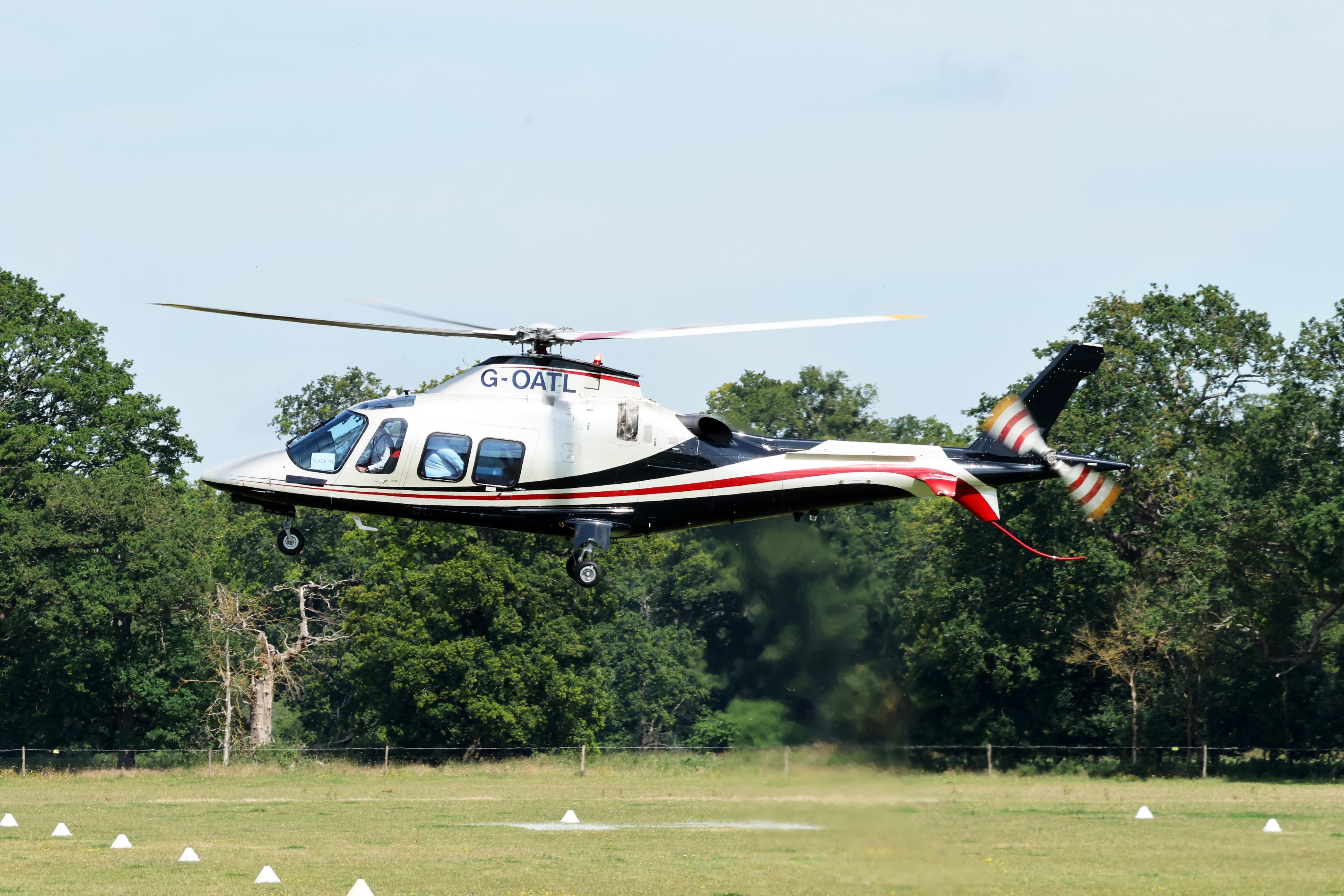 G-OATL @ ASCOT - G-OATL 2012 Agusta Westland AW109SP Grand New Ascot Heliport - by PhilR