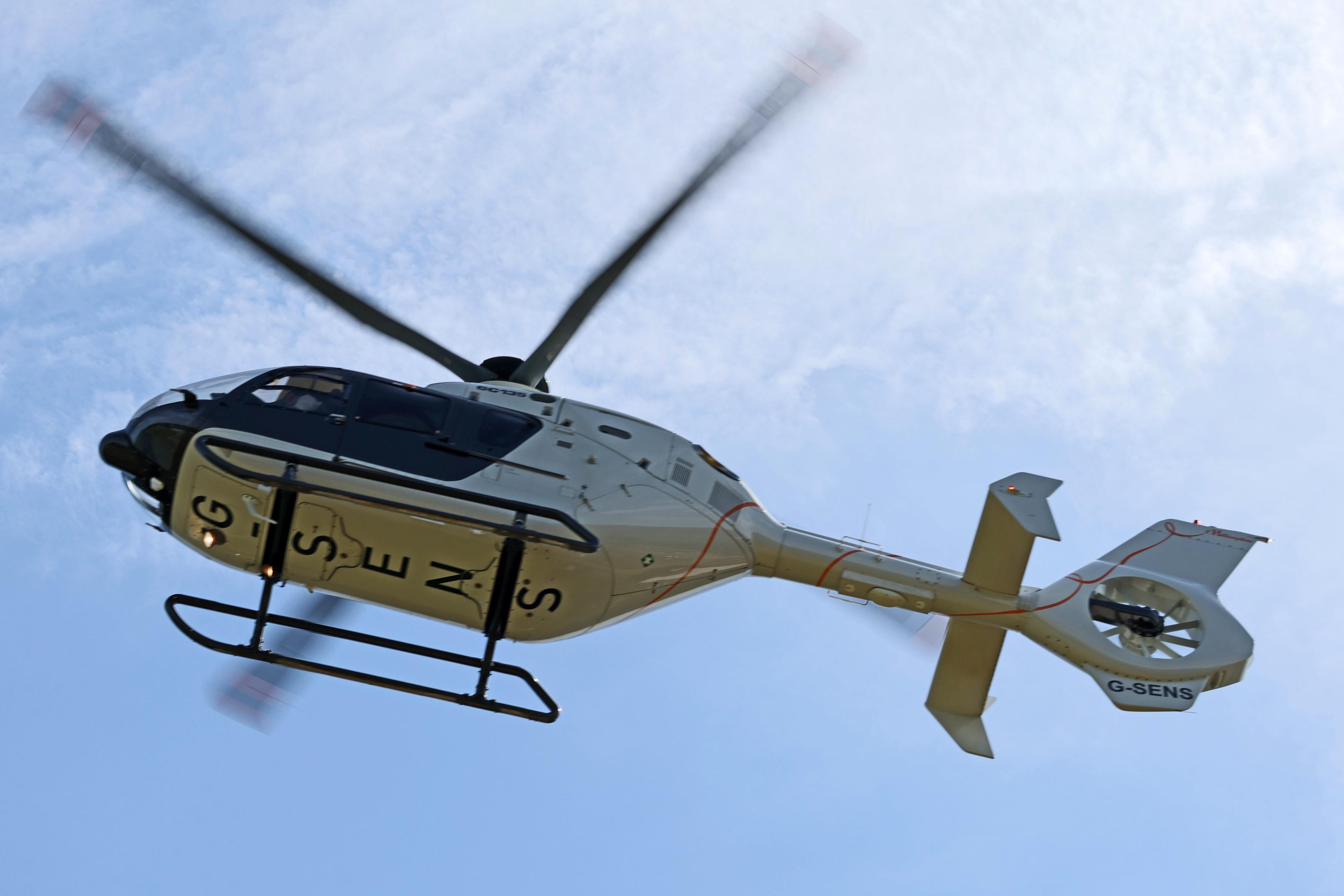 G-SENS @ ASCOT - G-SENS 2009 Airbus EC135 T2+ Ascot Heliport 
 - by PhilR