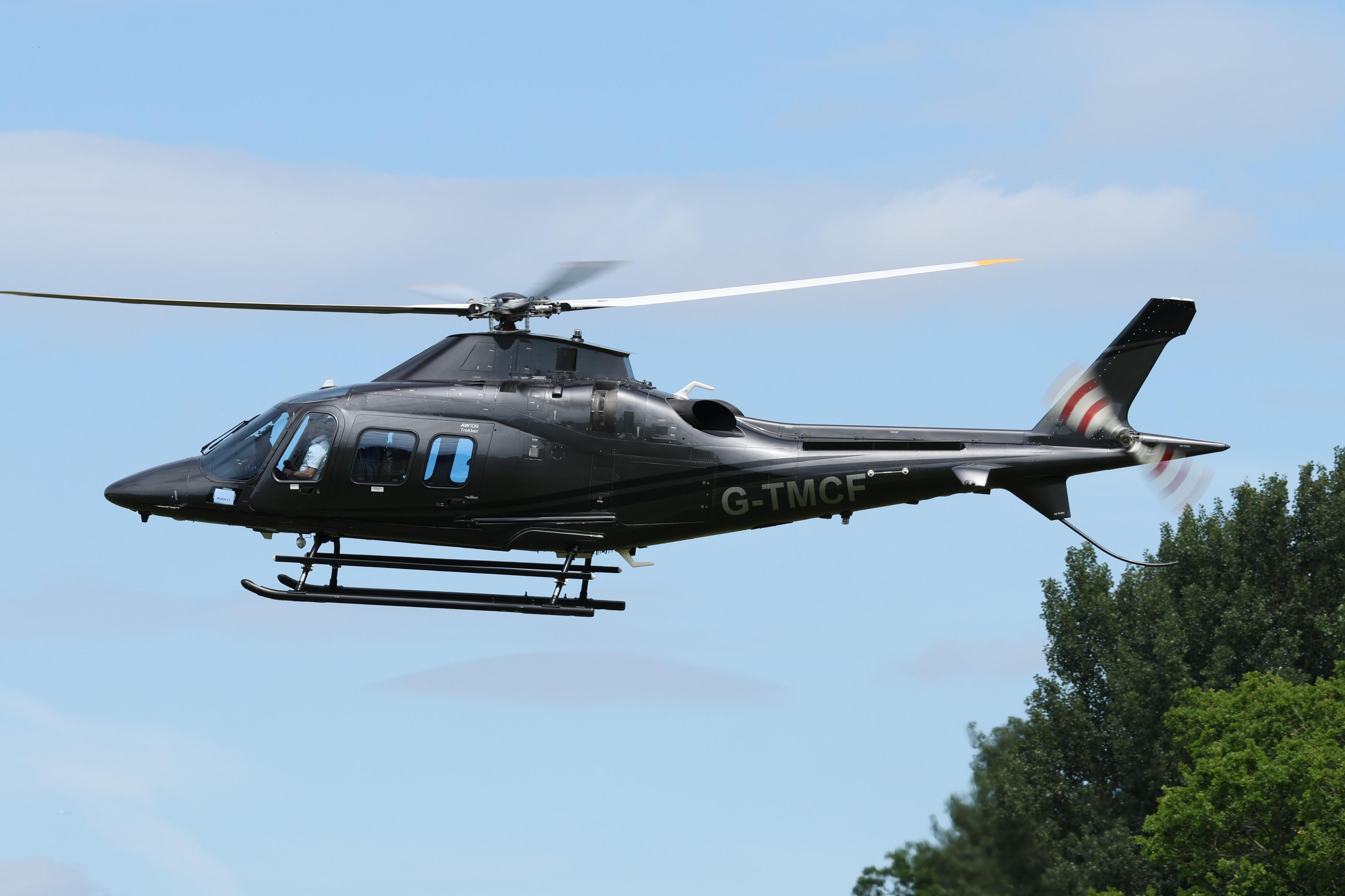 G-TMCF @ ASCOT - G-TMCF 2024 Leonardo A109S Trekker Ascot Heliport 
 - by PhilR
