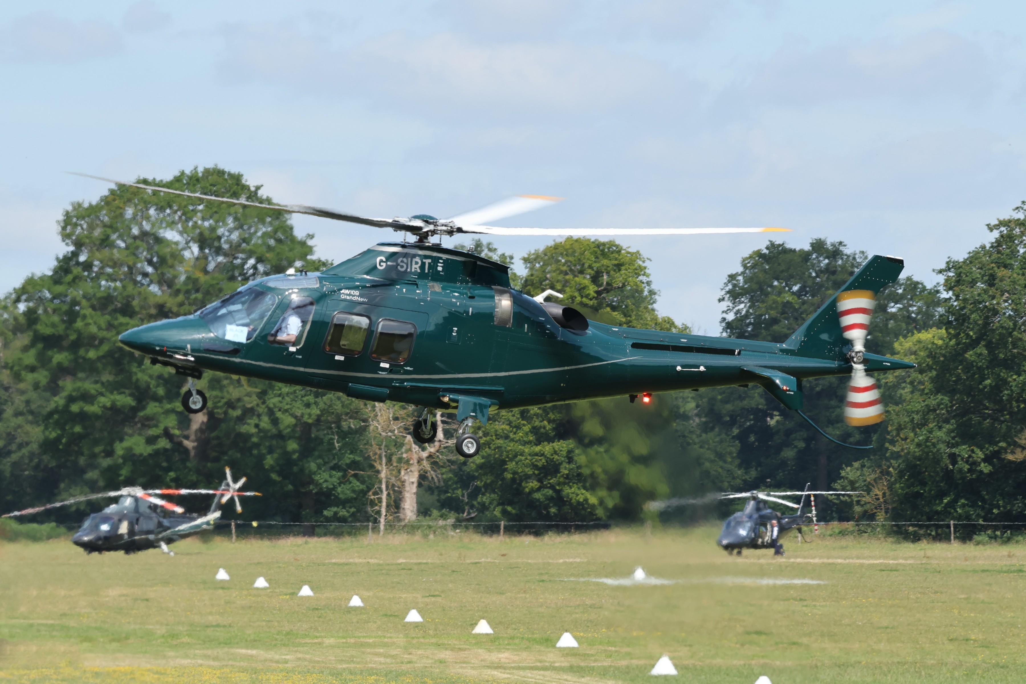 G-SIRT @ ASCOT - G-SIRT 2023 Leonardo AW109SP Grand New Ascot Heliport 
 - by PhilR