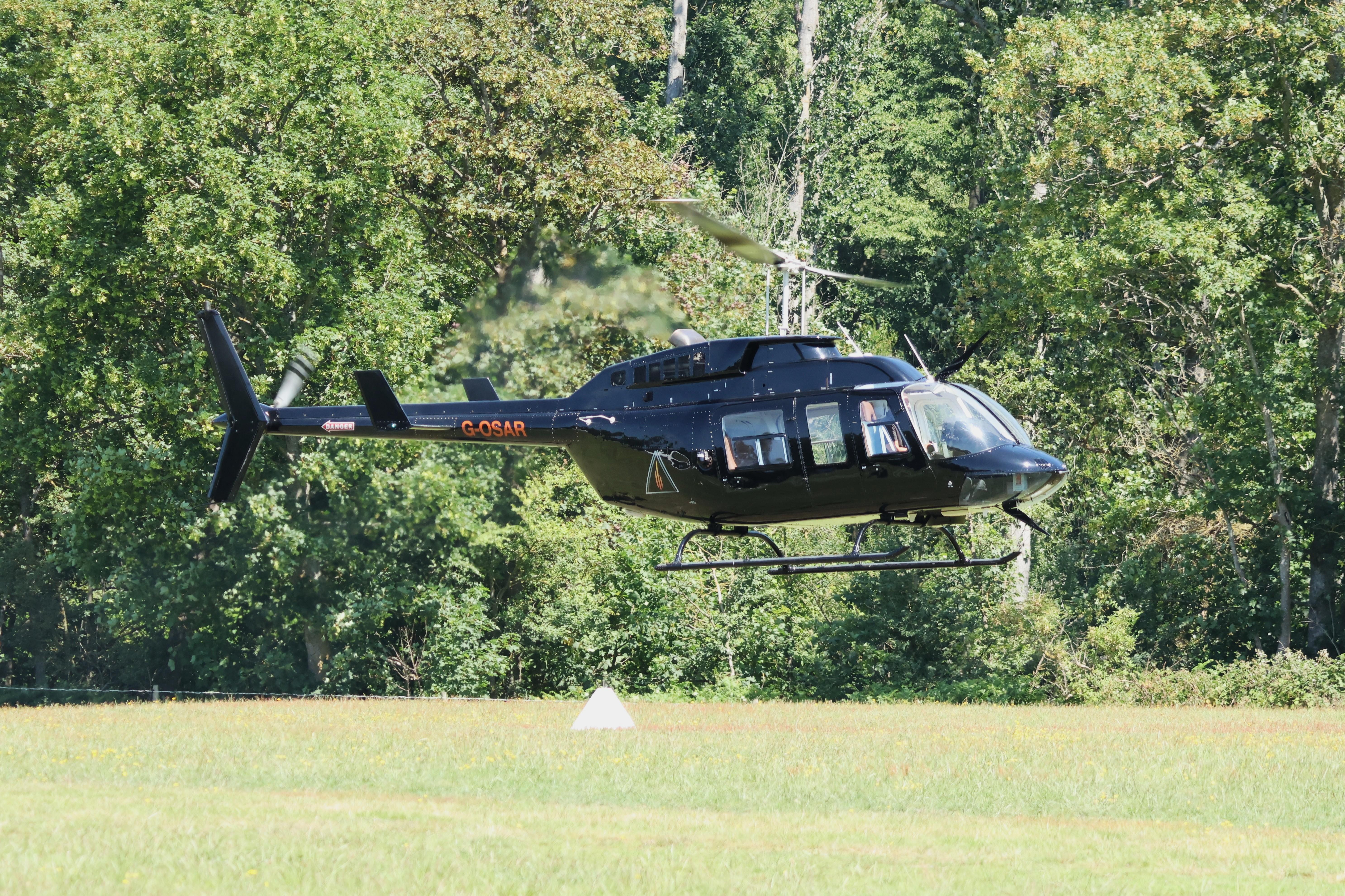 G-OSAR @ ASCOT - G-OSAR 1981 Bell 206L-1 Long Ranger Ascot Heliport 
 - by PhilR