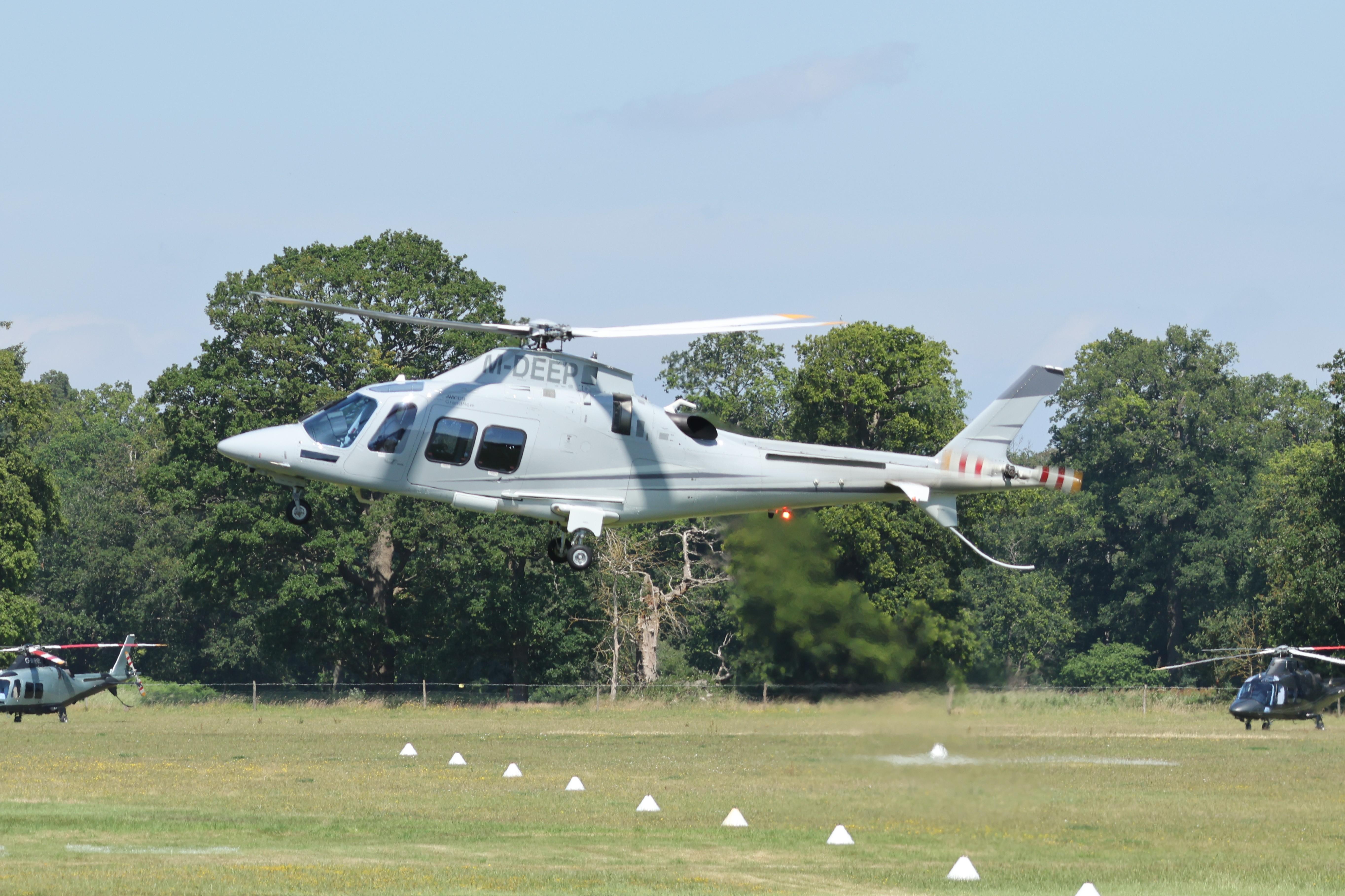 M-DEEP @ ASCOT - M-DEEP 2024 Leonardo AW109SP Grand New Ascot Heliport 

 - by PhilR