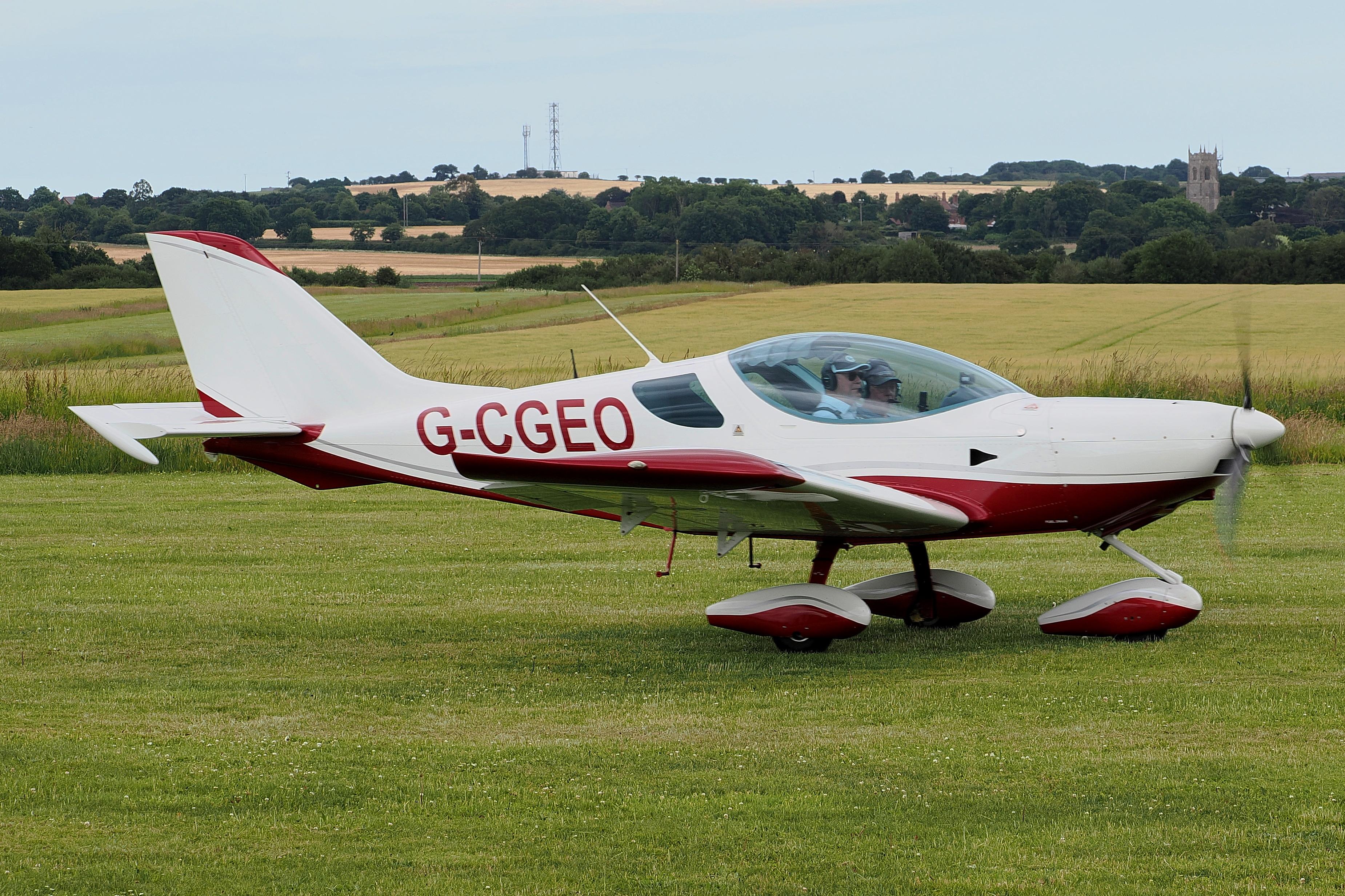 G-CGEO @ X3CX - Just landed at Northrepps. - by Graham Reeve