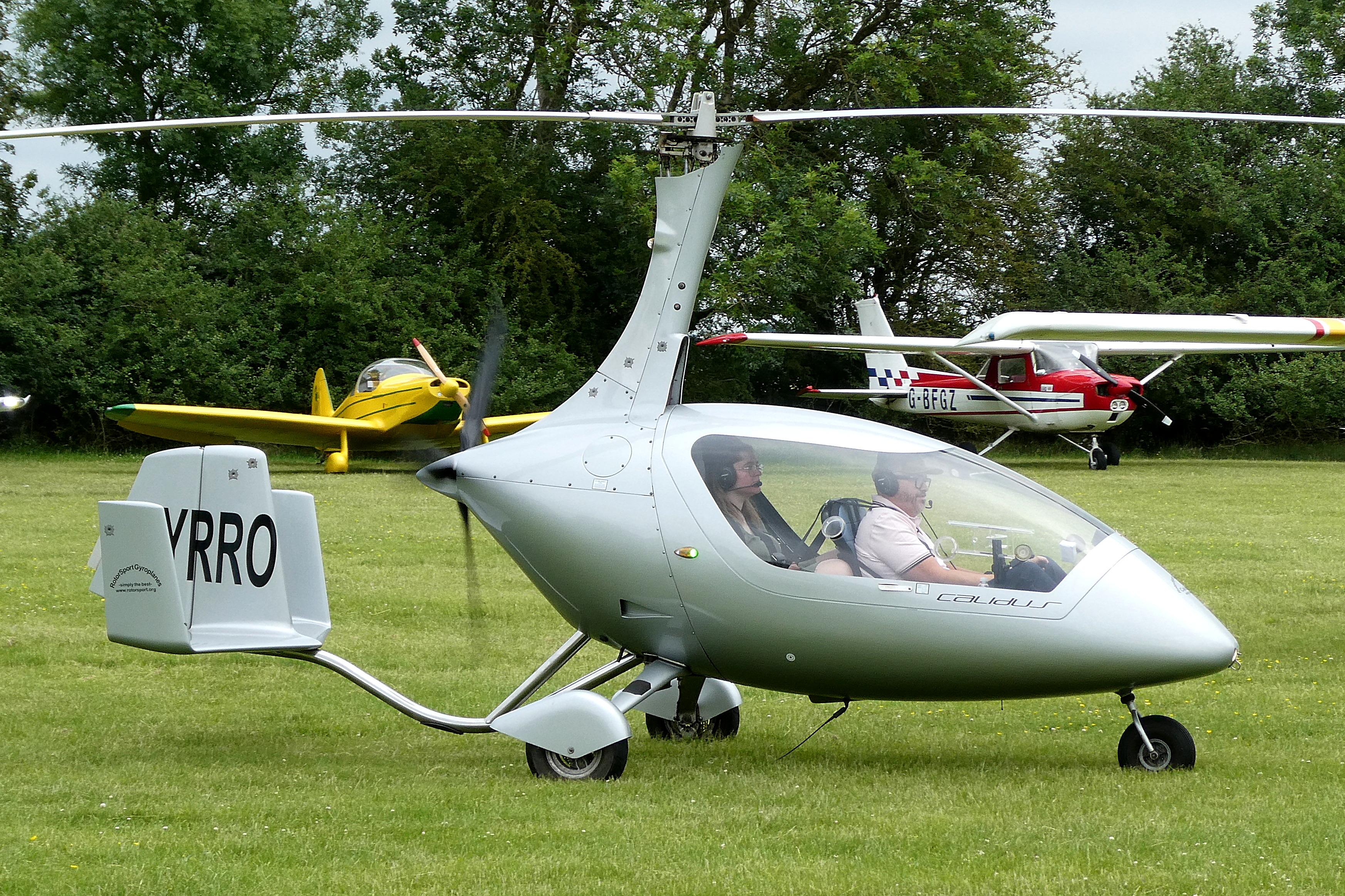 G-YRRO @ X3PF - Just landed at Priory Farm. - by Graham Reeve