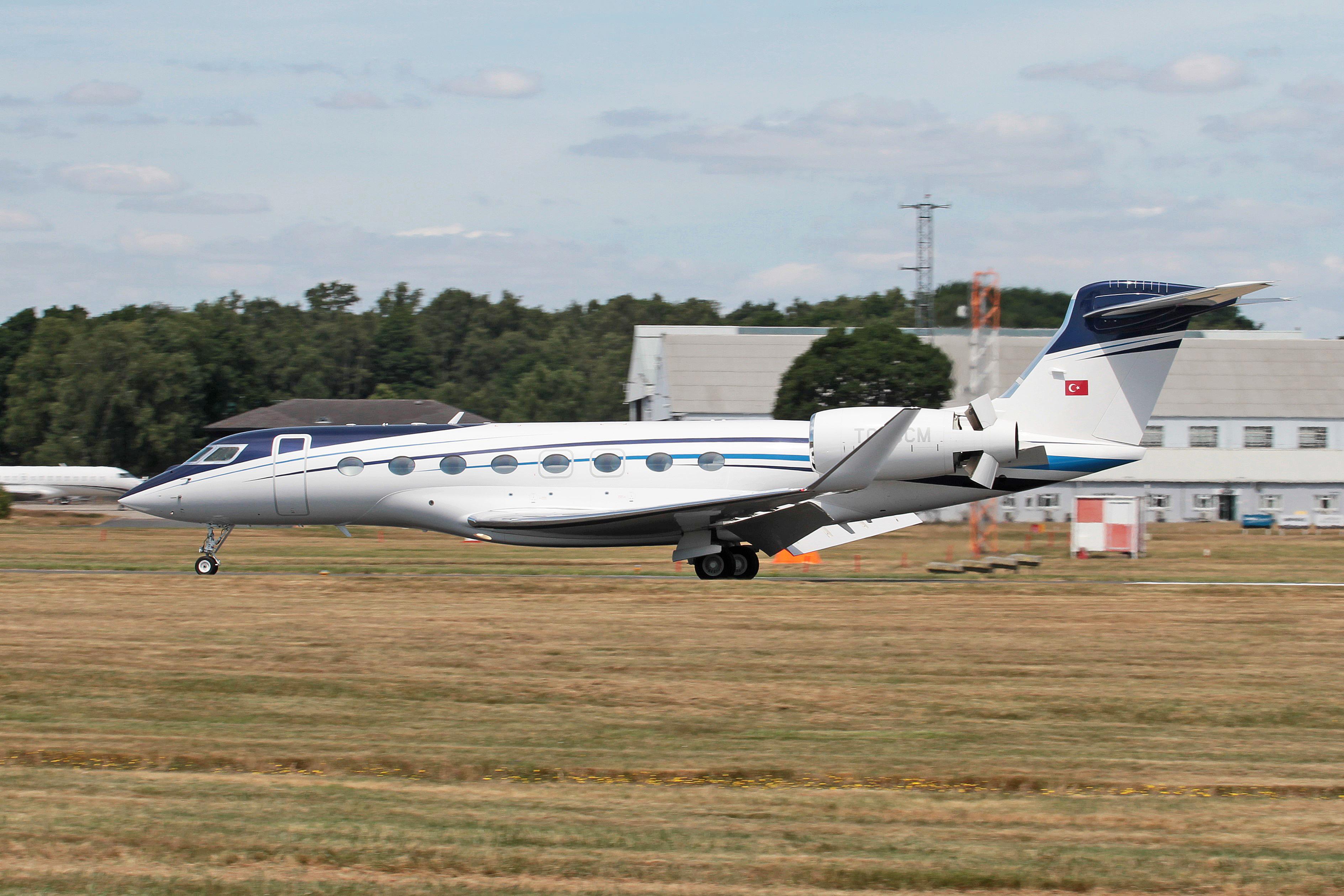 TC-CCM @ EGLF - TC-CCM 2020 Gulfstream GVI (G650ER) Farnborough 
 - by PhilR
