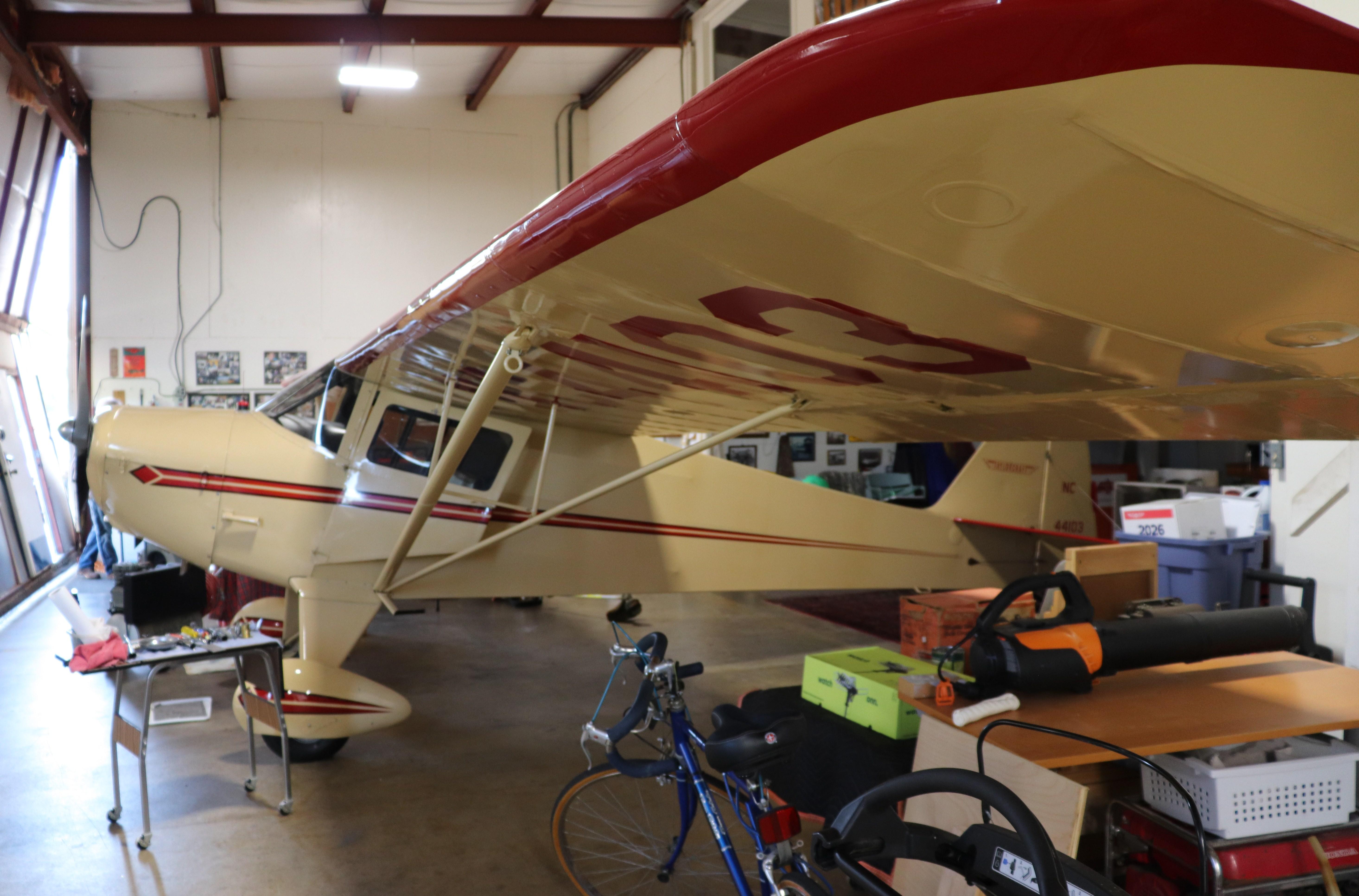 N44103 @ 82IS - Taylorcraft BC12-D - by MarkPasqualino