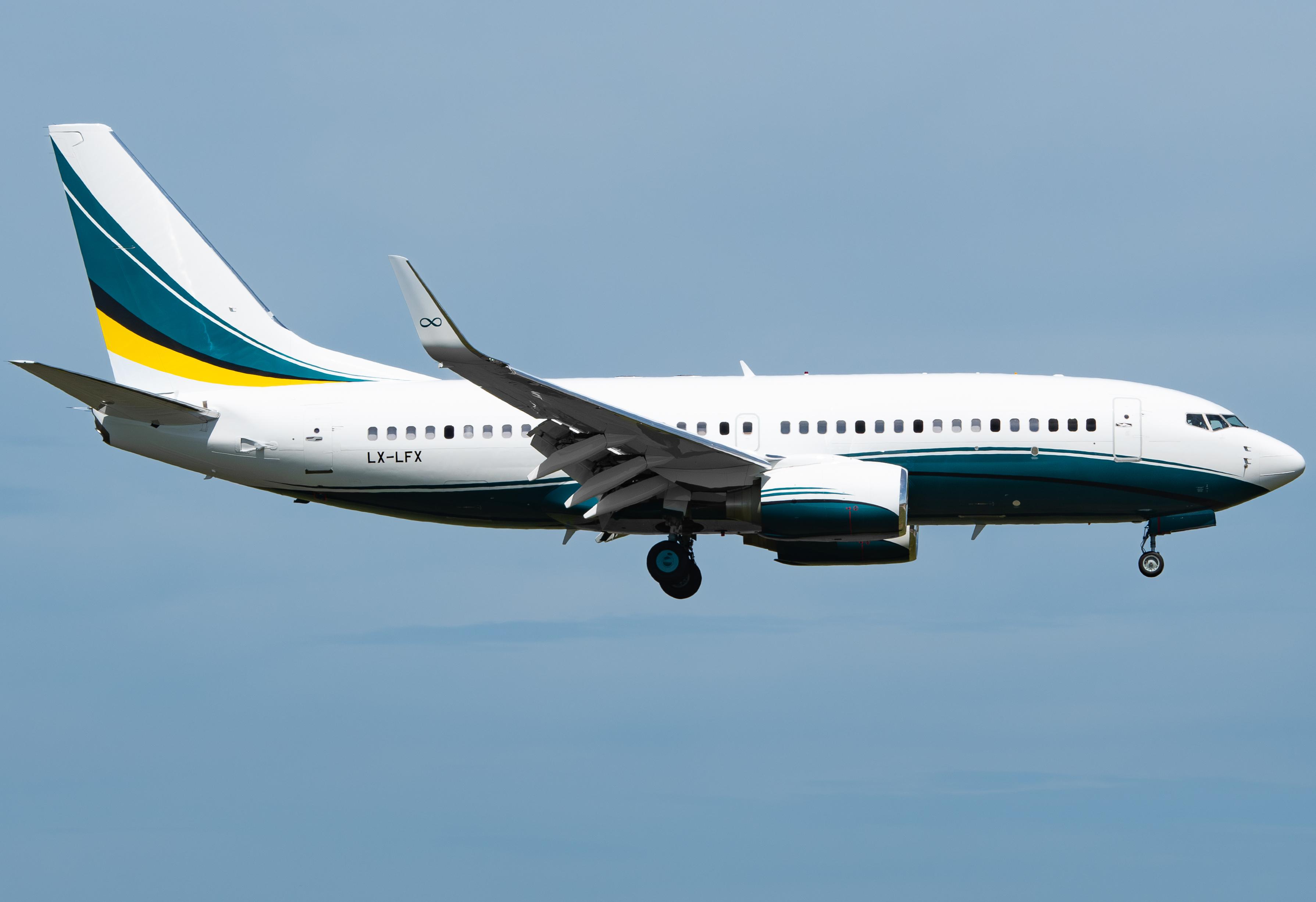 LX-LFX @ EGSH - 'SVW11FX' Arriving Back From a Post-Respray Test Flight In Its New Livery. - by JoshKnights