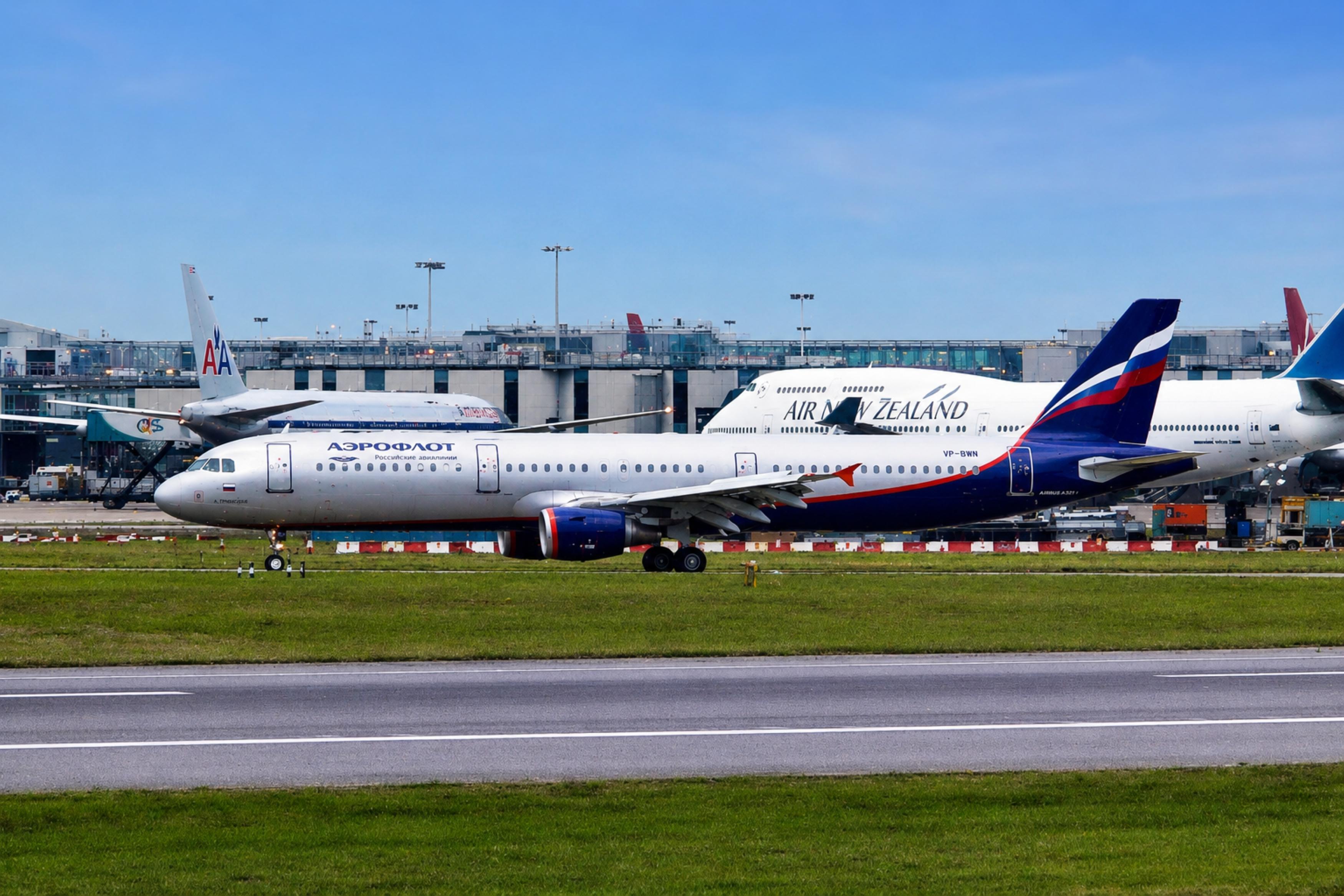 VP-BWN @ EGLL - VP-BWN Airbus A321 Aeroflot LHR  - by PhilR