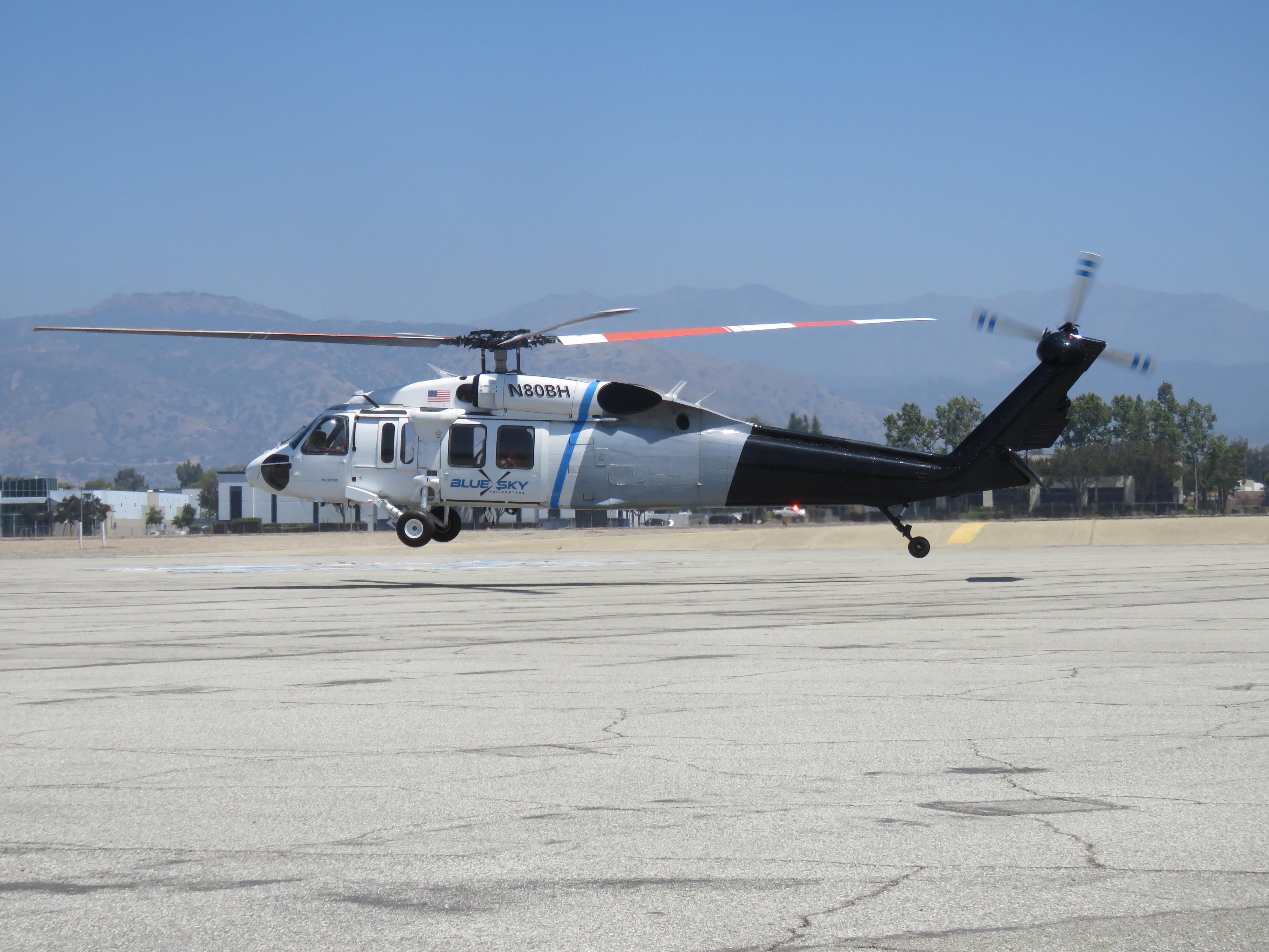 N80BH @ POC - Gently setting down - by Helicopterfriend