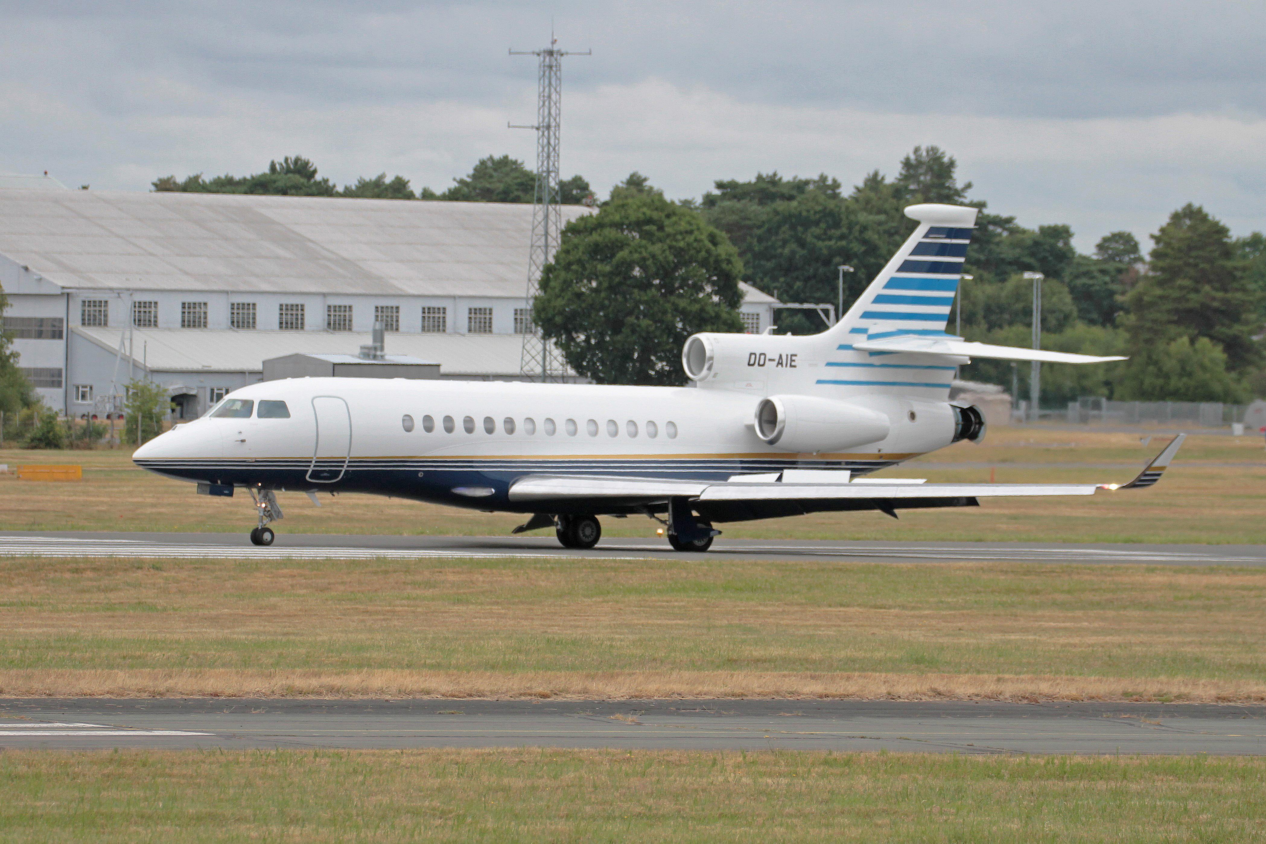 OO-AIE @ EGLF - OO-AIE 2020 Dassault Falcon 7X Farnborough 

 - by PhilR