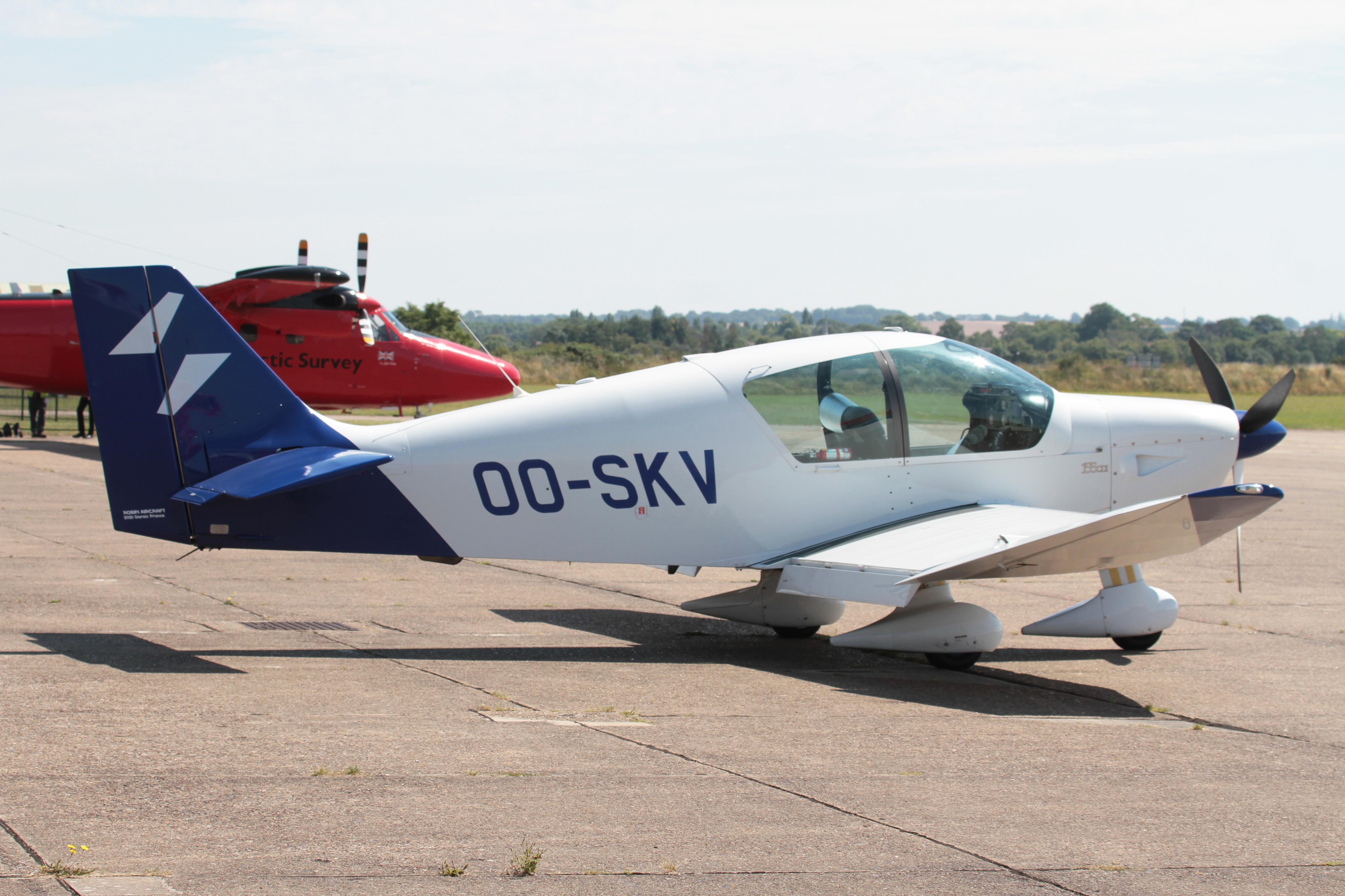 OO-SKV @ EGSU - OO-SKV 2021 Robin DR401-155CDI Duxford - by PhilR