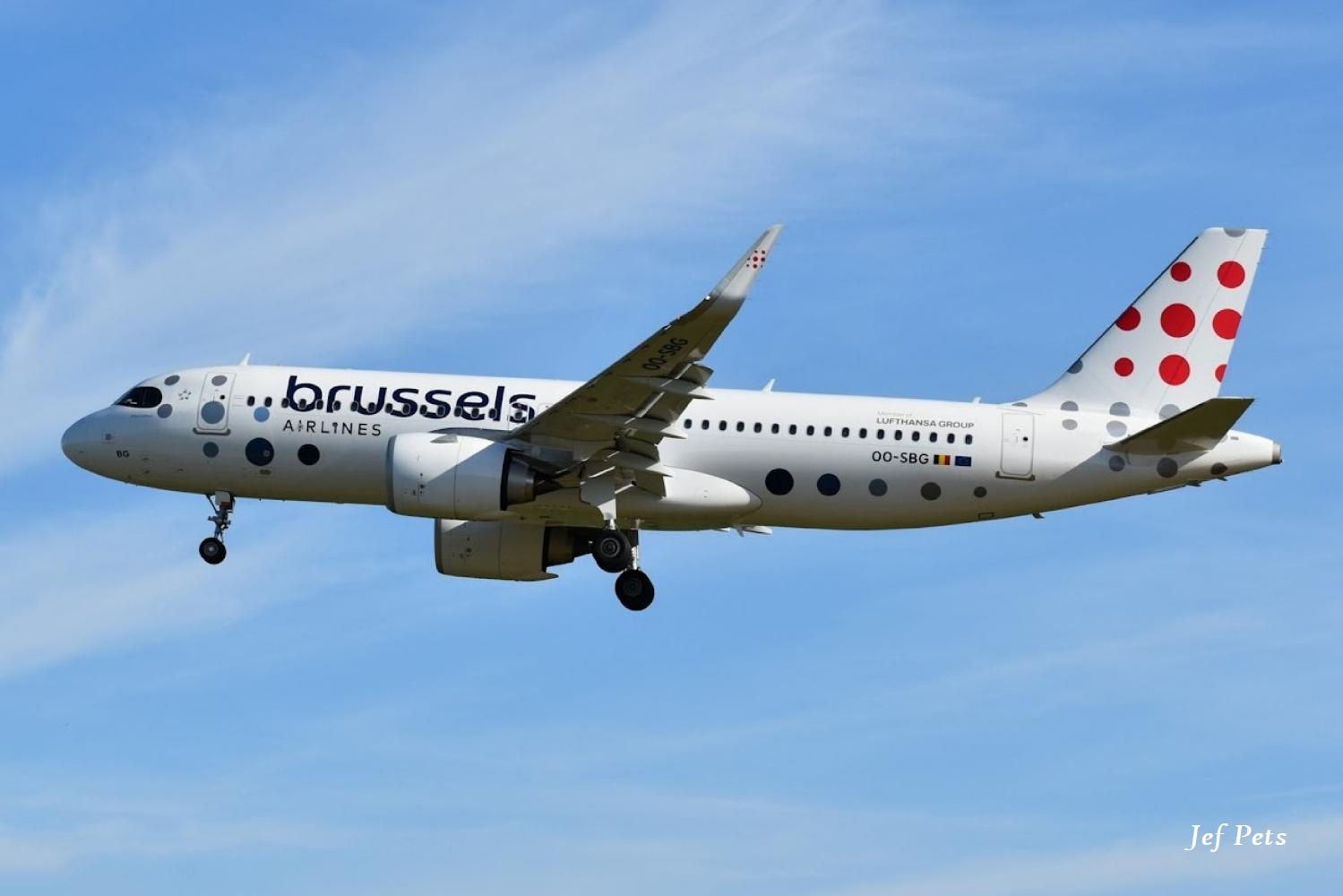OO-SBG @ EBBR - Landing at Brussels Airport on 18-06-2026. - by Jef Pets
