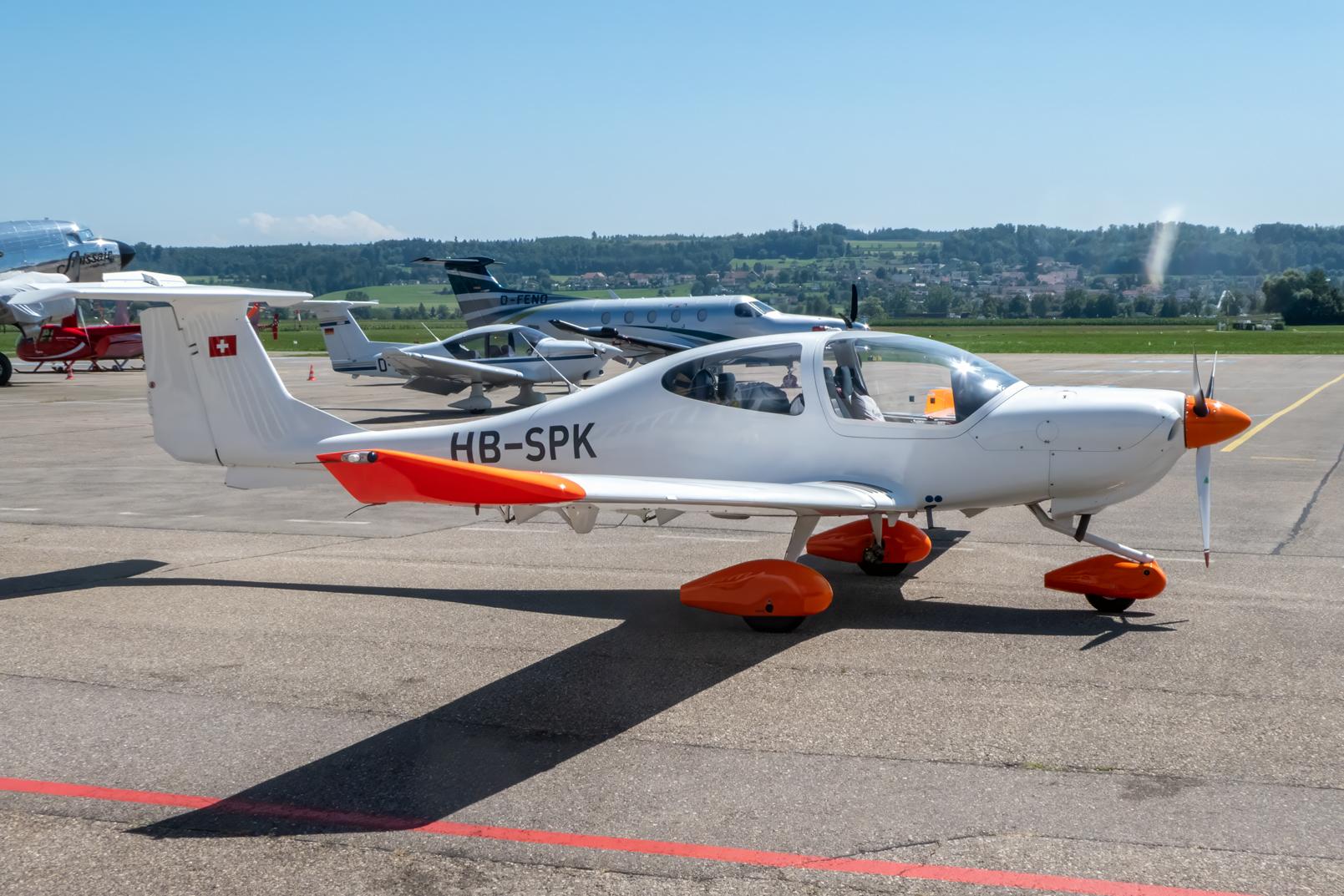 HB-SPK @ LSZG - A rare visitor to Grenchen - by sparrow9