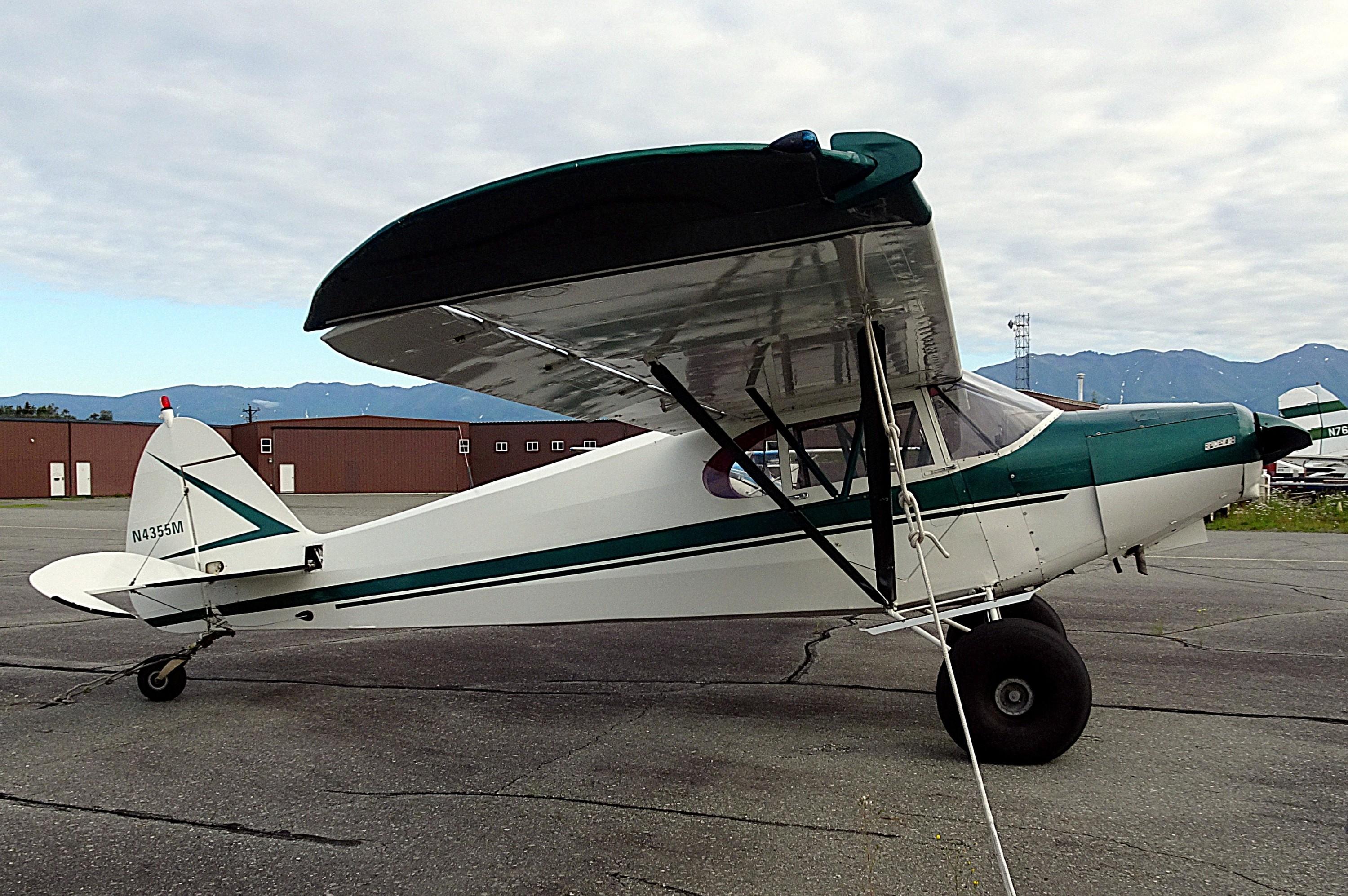 N4355M @ PAAQ - 76-years-old classic Piper at Palmer Municipal, AK - by ReinhardJost