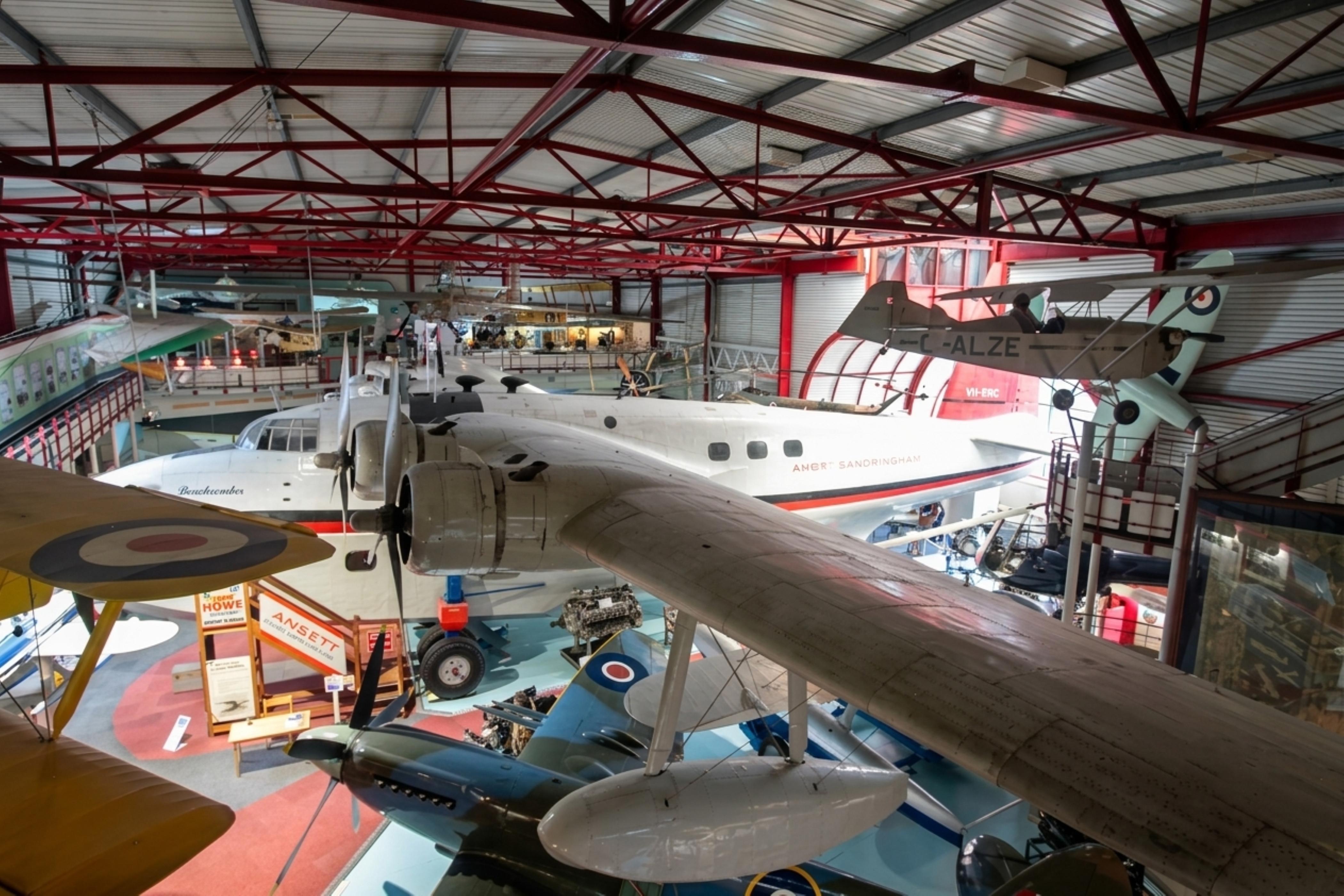 VH-CCE @ EGHI - VH-BRC (JM715, ZK-AMH, N158C, VP-LVE) 1943 Short S25 Sandringham 4 Solent Sky Museum  - by PhilR