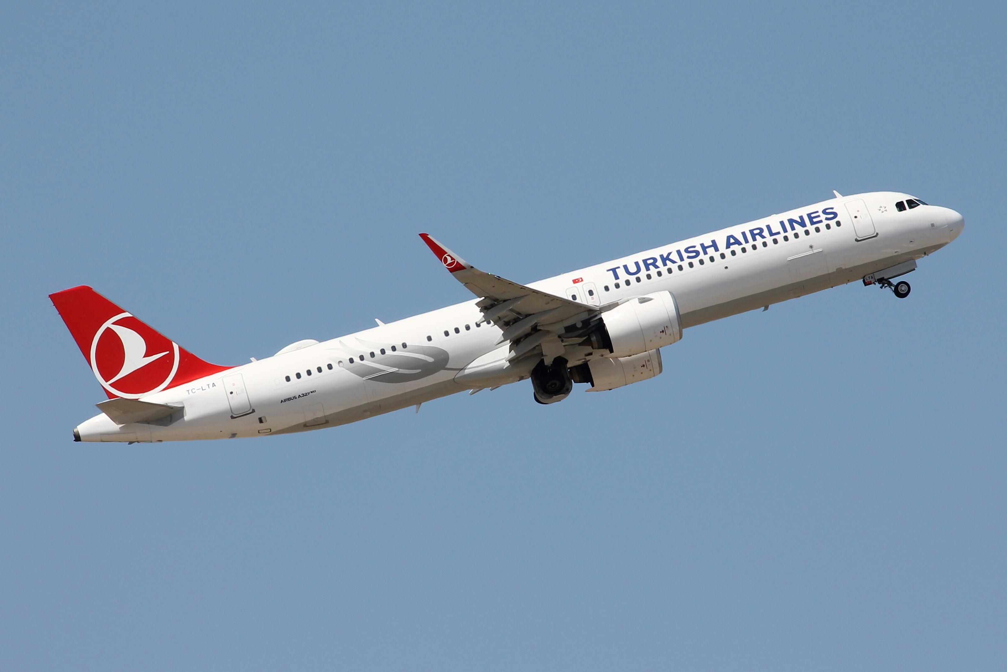 TC-LTA @ LMML - Turkish Airlines Airbus A321-271NX reg TC-LTA airborne from MLA to IST. - by raymond