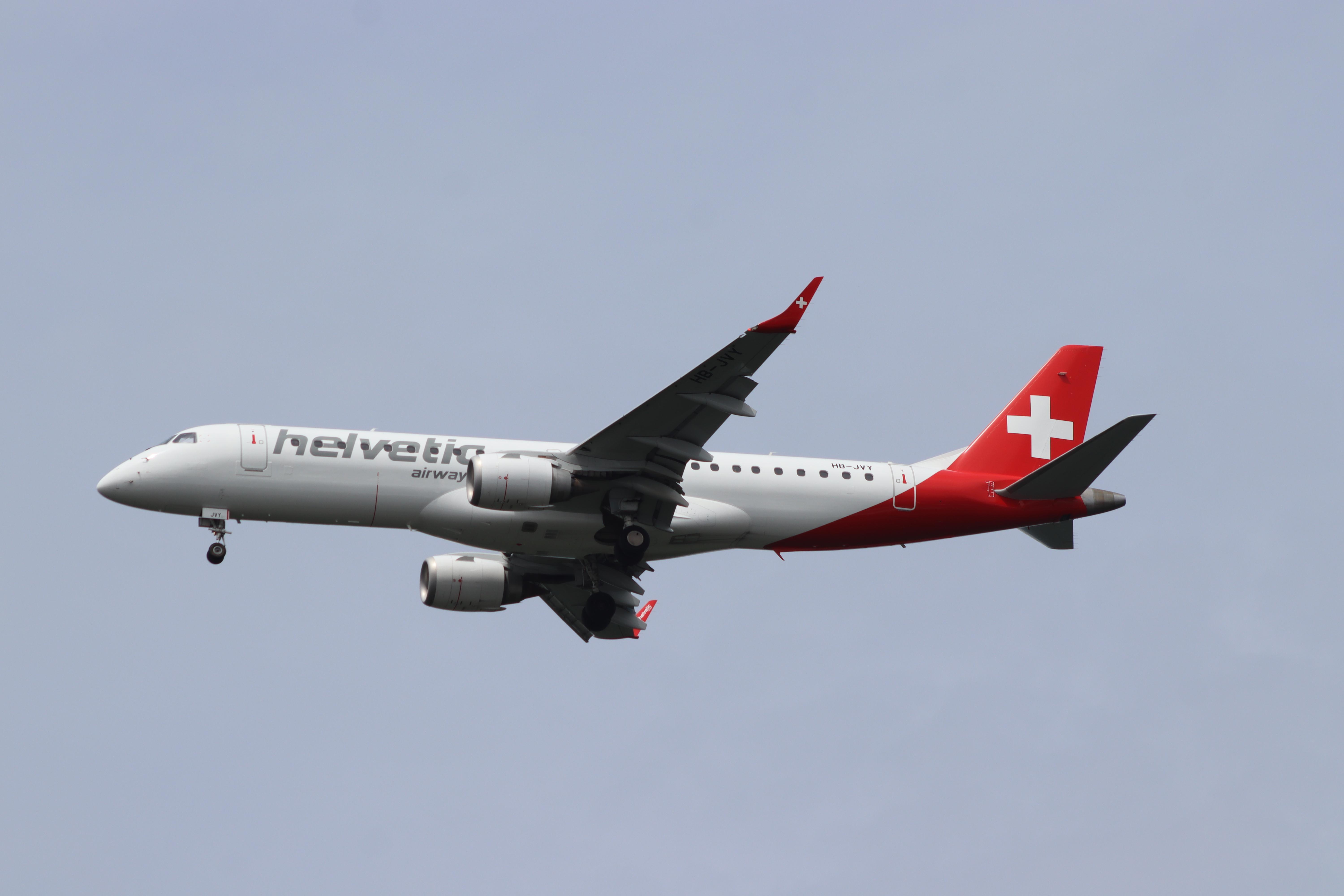 HB-JVY @ EDDF - ERJ-190-100STD - by MarkPasqualino