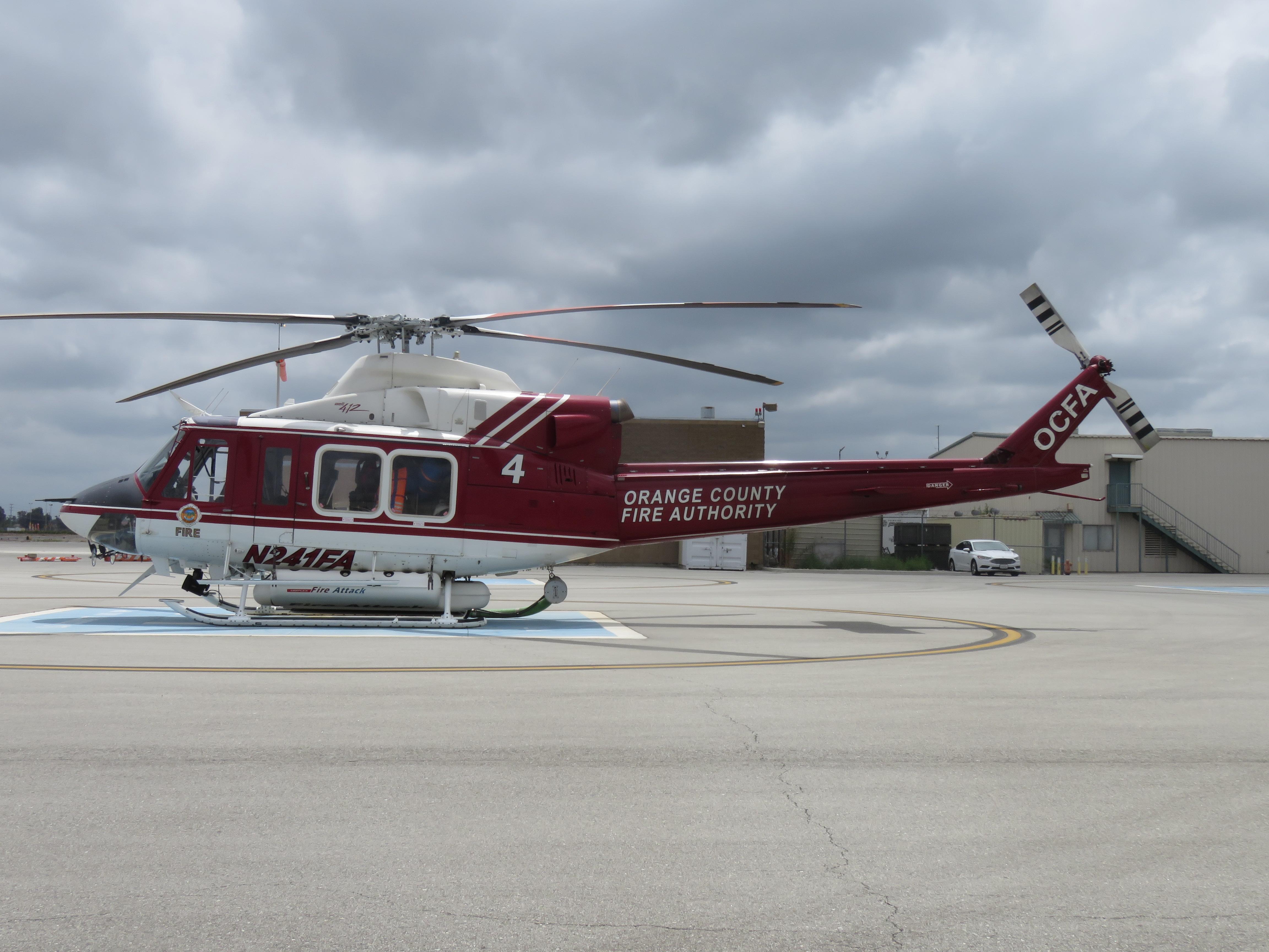 N241FA @ POC - Parked at LACO  Air Ops Pad - by Helicopterfriend