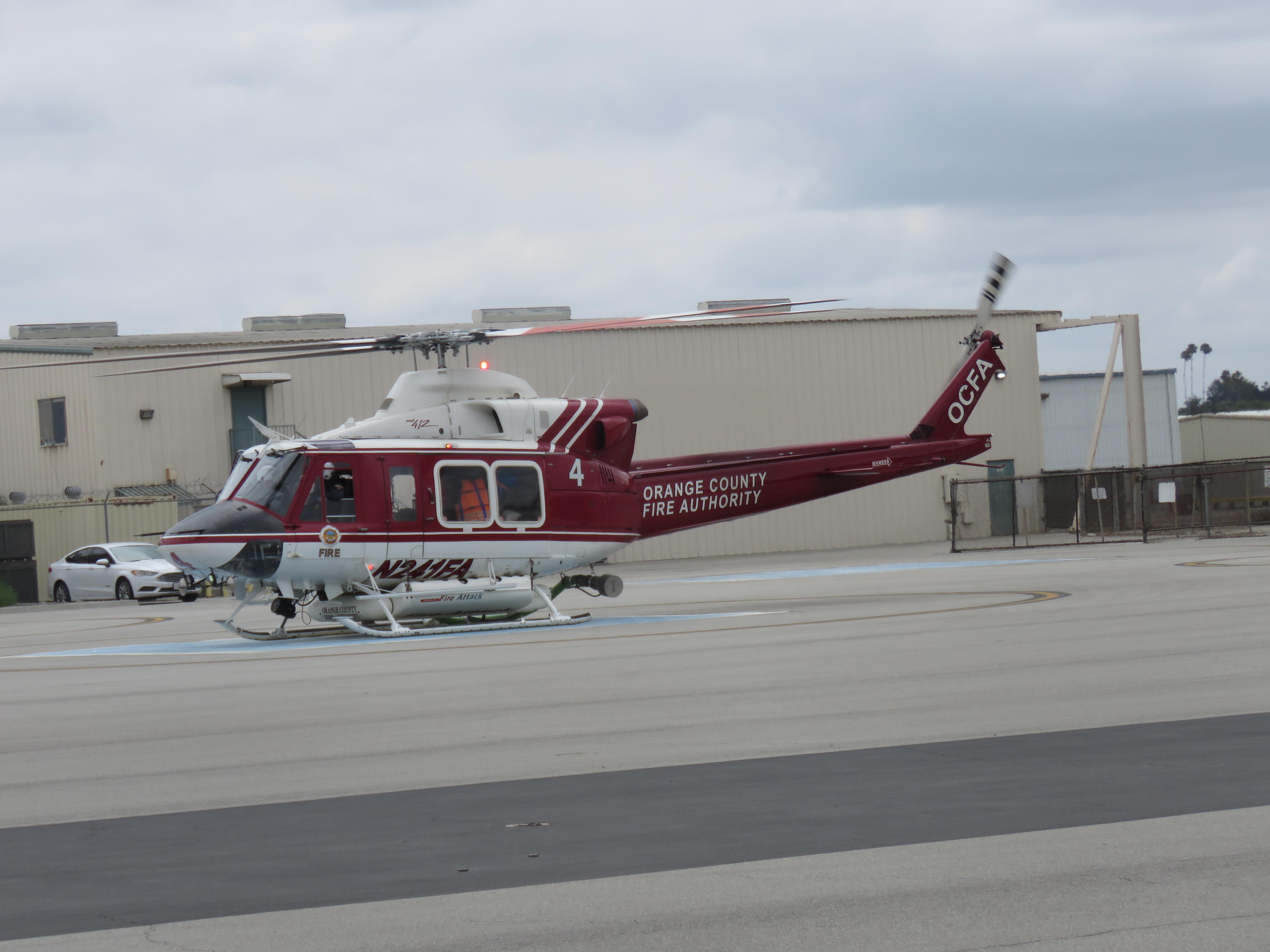 N241FA @ POC - Starting up - by Helicopterfriend