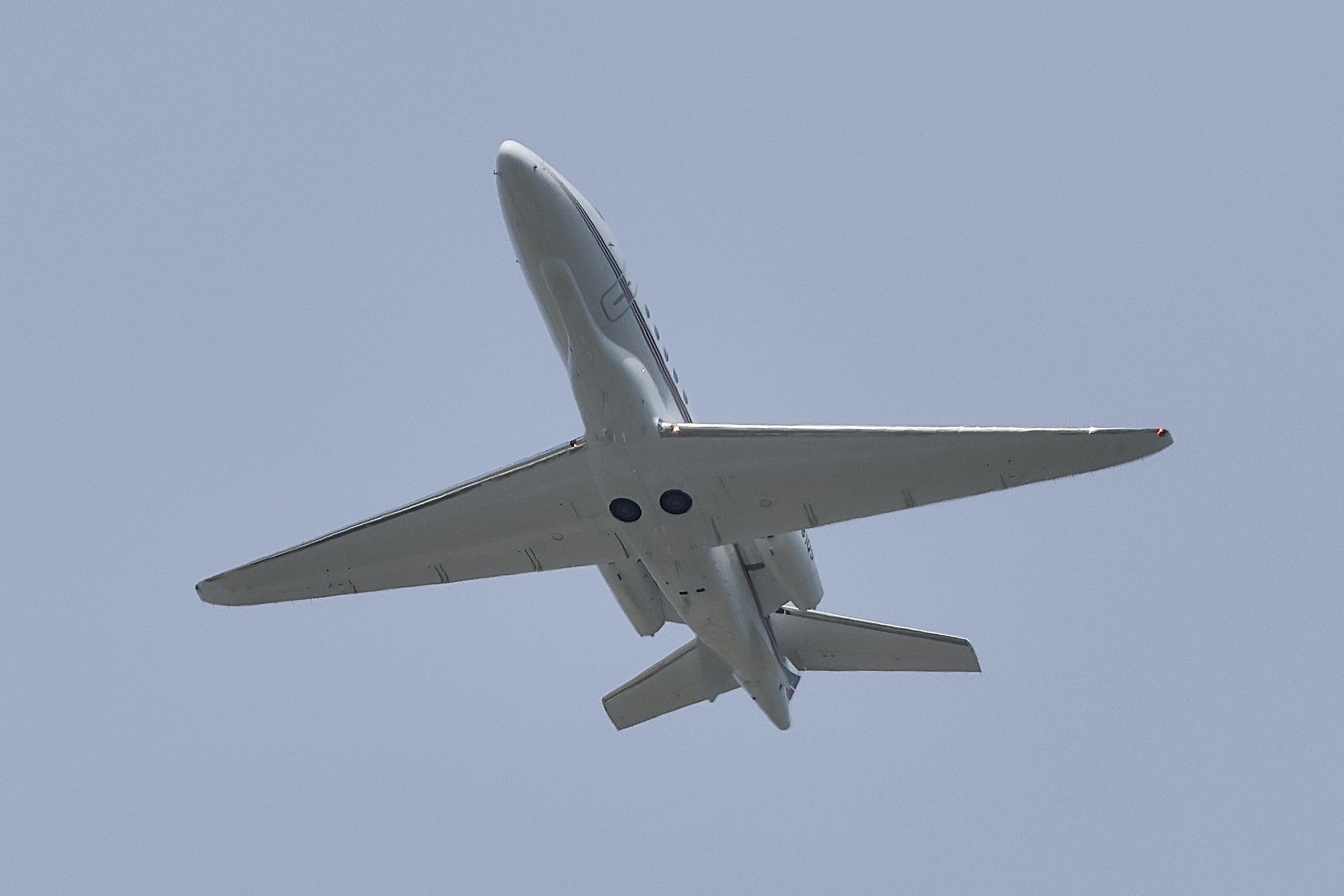 N981QS @ KORD - A68A Net Jets Aviation Citation 680A N981QS departing 28R KORD - by MarkKalfas